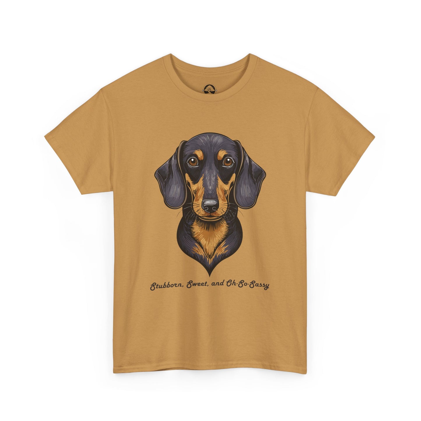 Camiseta unisex de algodón grueso para amantes de los perros salchicha: divertida y cómoda camiseta para mascotas