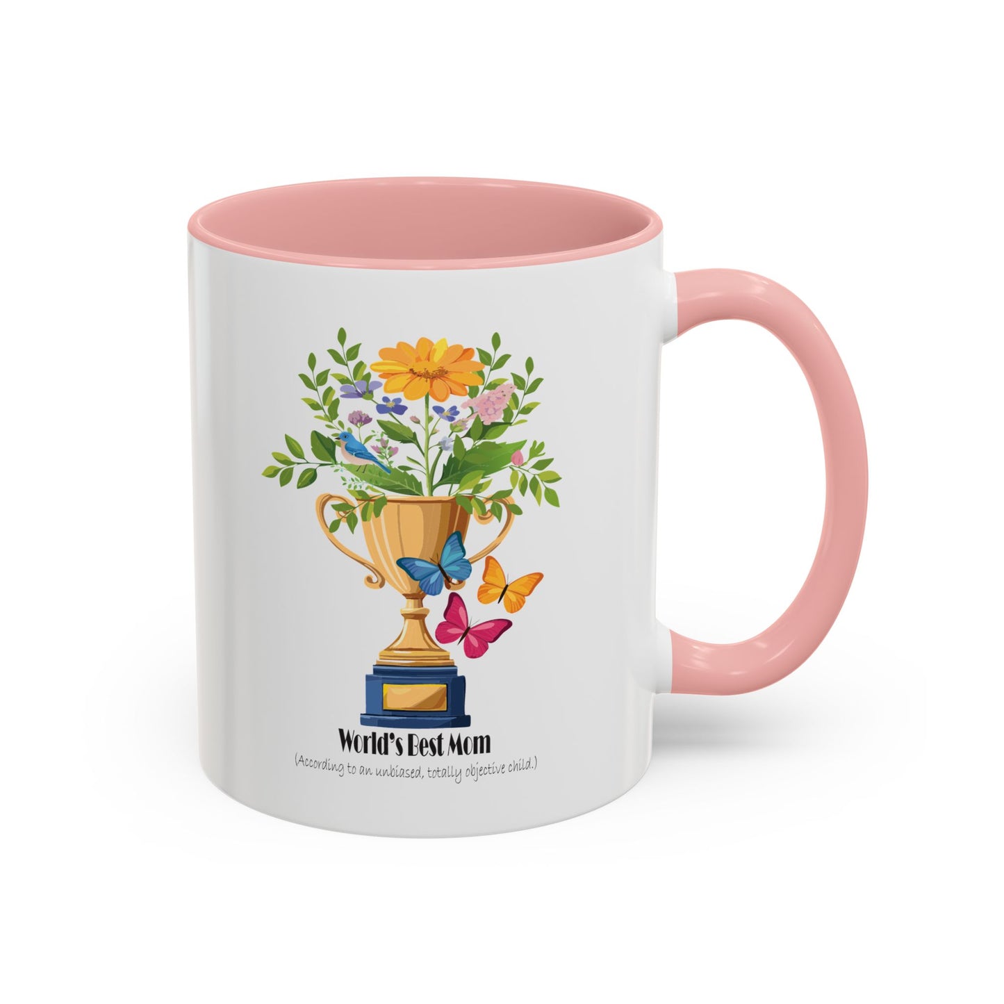 World's Best Mom Accent Coffee Mug - Perfect Gift for Mother's Day