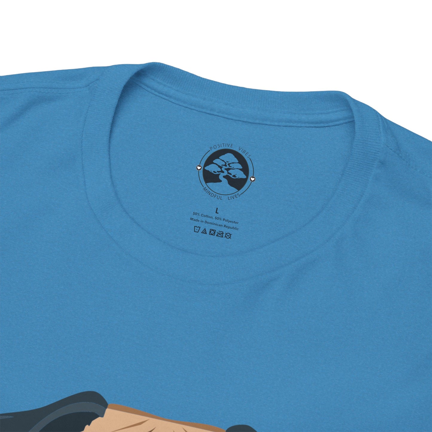 Pug - Camiseta unisex de algodón grueso "La vida de Pug me eligió"