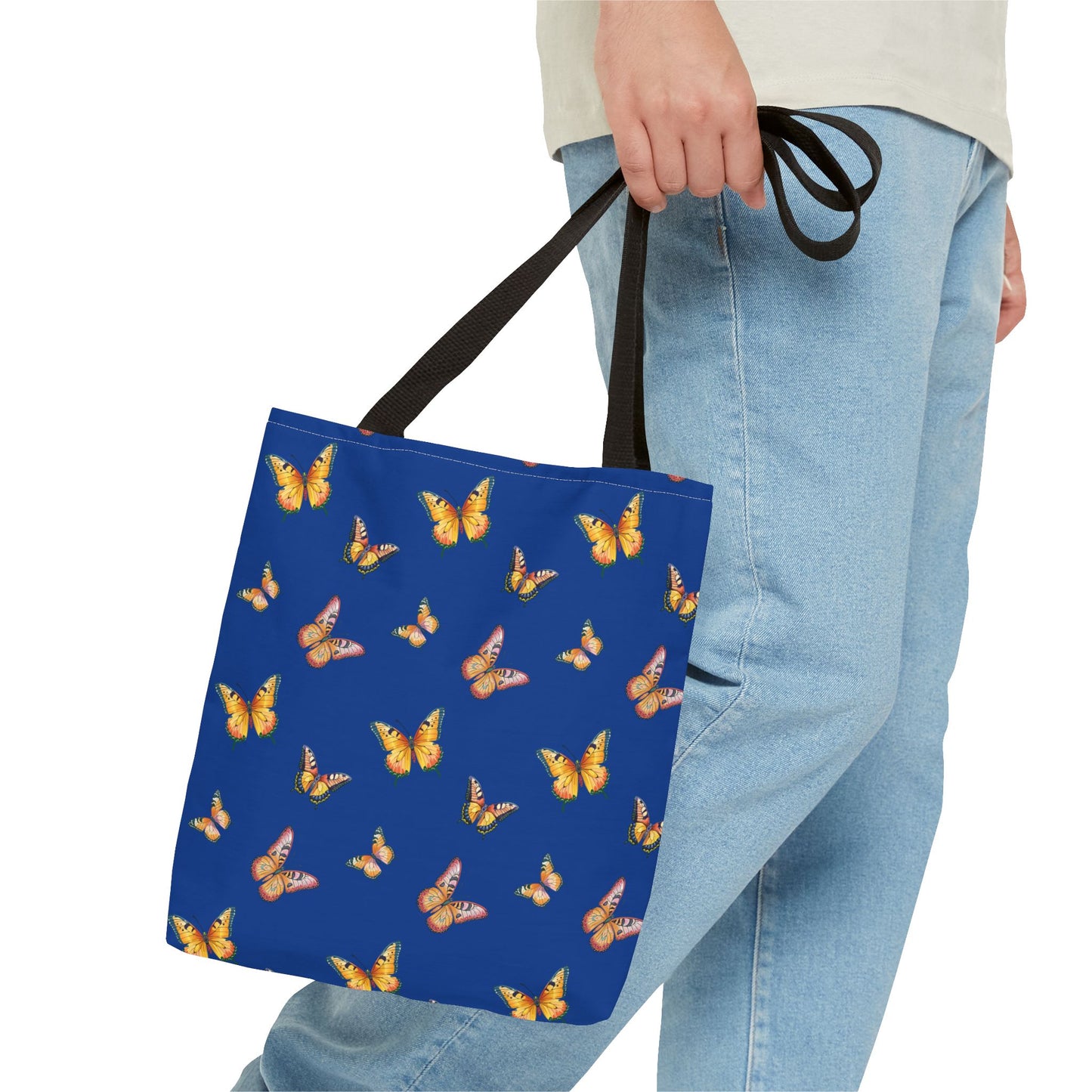 Colorful Butterfly Print Tote Bag - Stylish & Functional