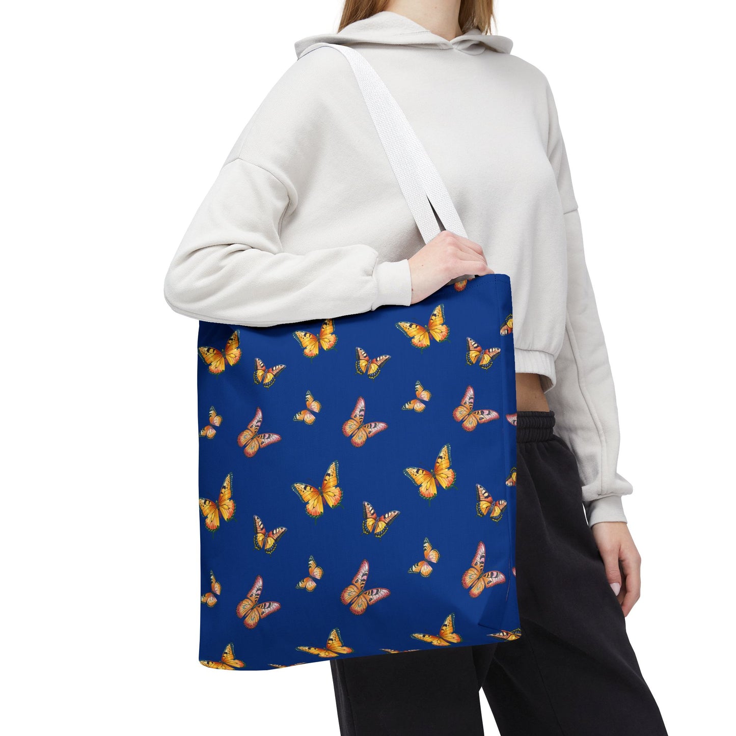 Colorful Butterfly Print Tote Bag - Stylish & Functional