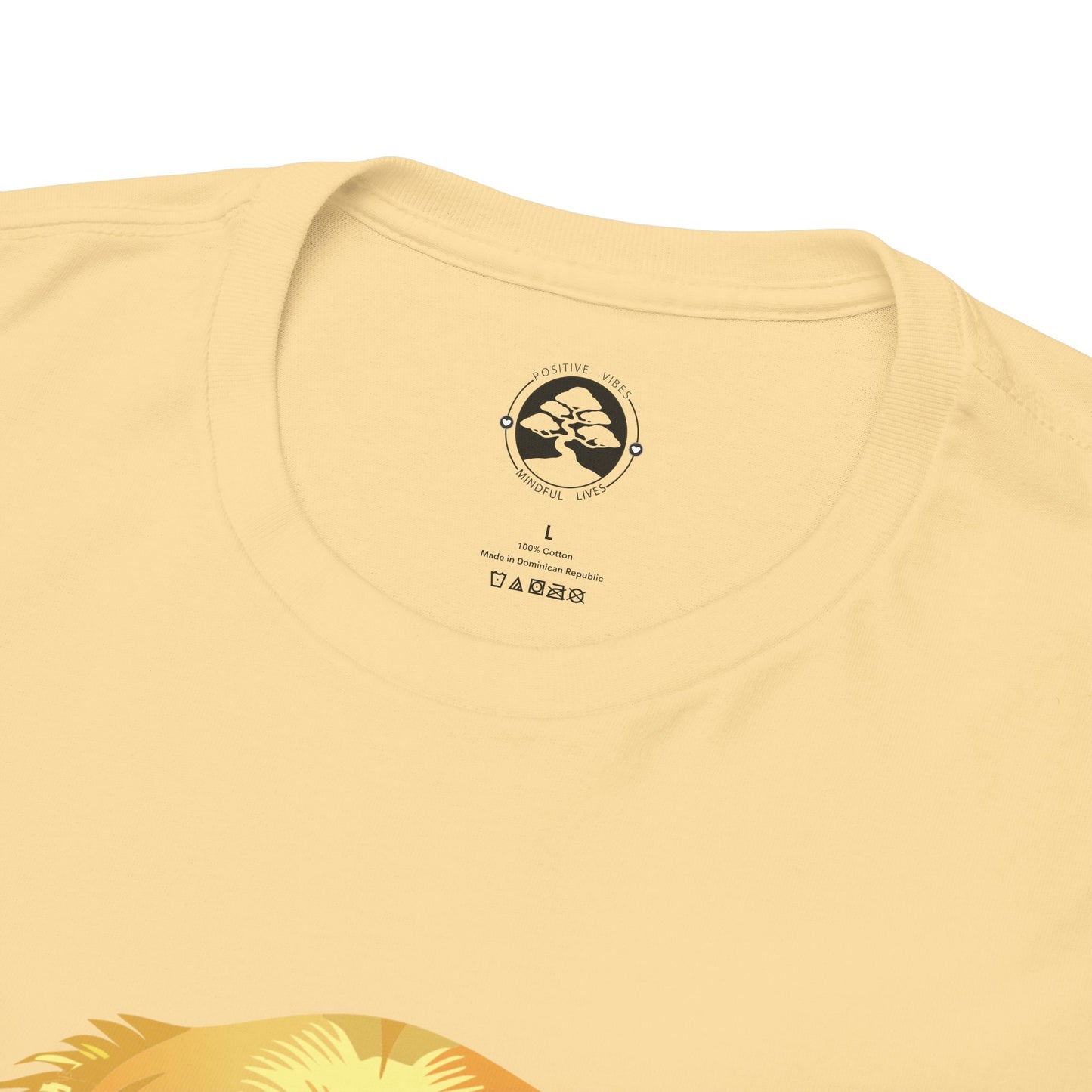 Golden Retriever - Camiseta unisex de algodón grueso con sol y sonrisas doradas