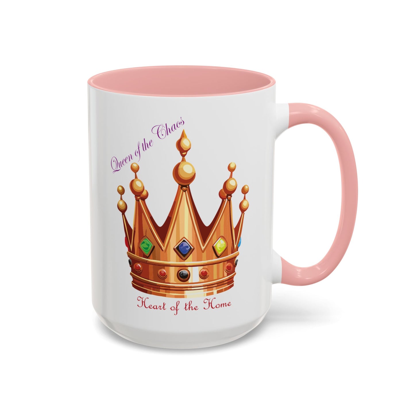 Queen of the Chaos Accent Coffee Mug - 11oz & 15oz - Perfect Gift for Home Decor