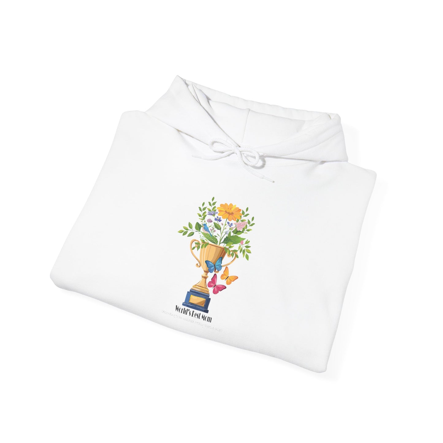 Floral Trophy Hoodie for Mom – Celebrate Achievements in Style