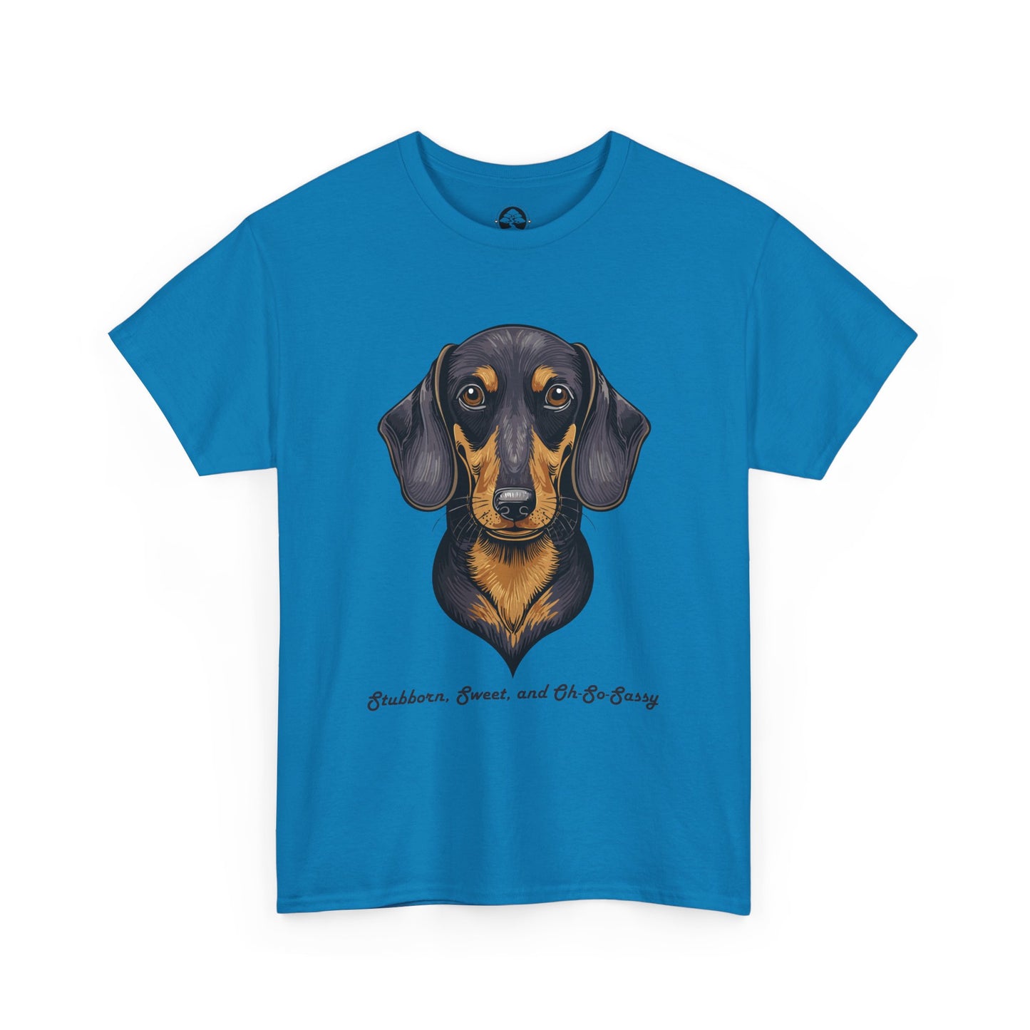 Camiseta unisex de algodón grueso para amantes de los perros salchicha: divertida y cómoda camiseta para mascotas