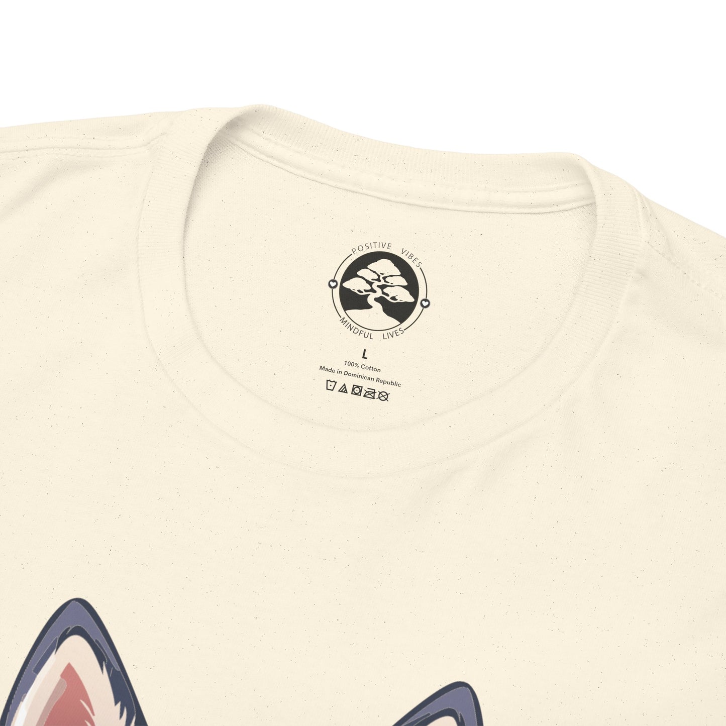 Camiseta unisex de algodón grueso con espíritu de perro de trineo y corazón de perro doméstico de Siberian Huskey