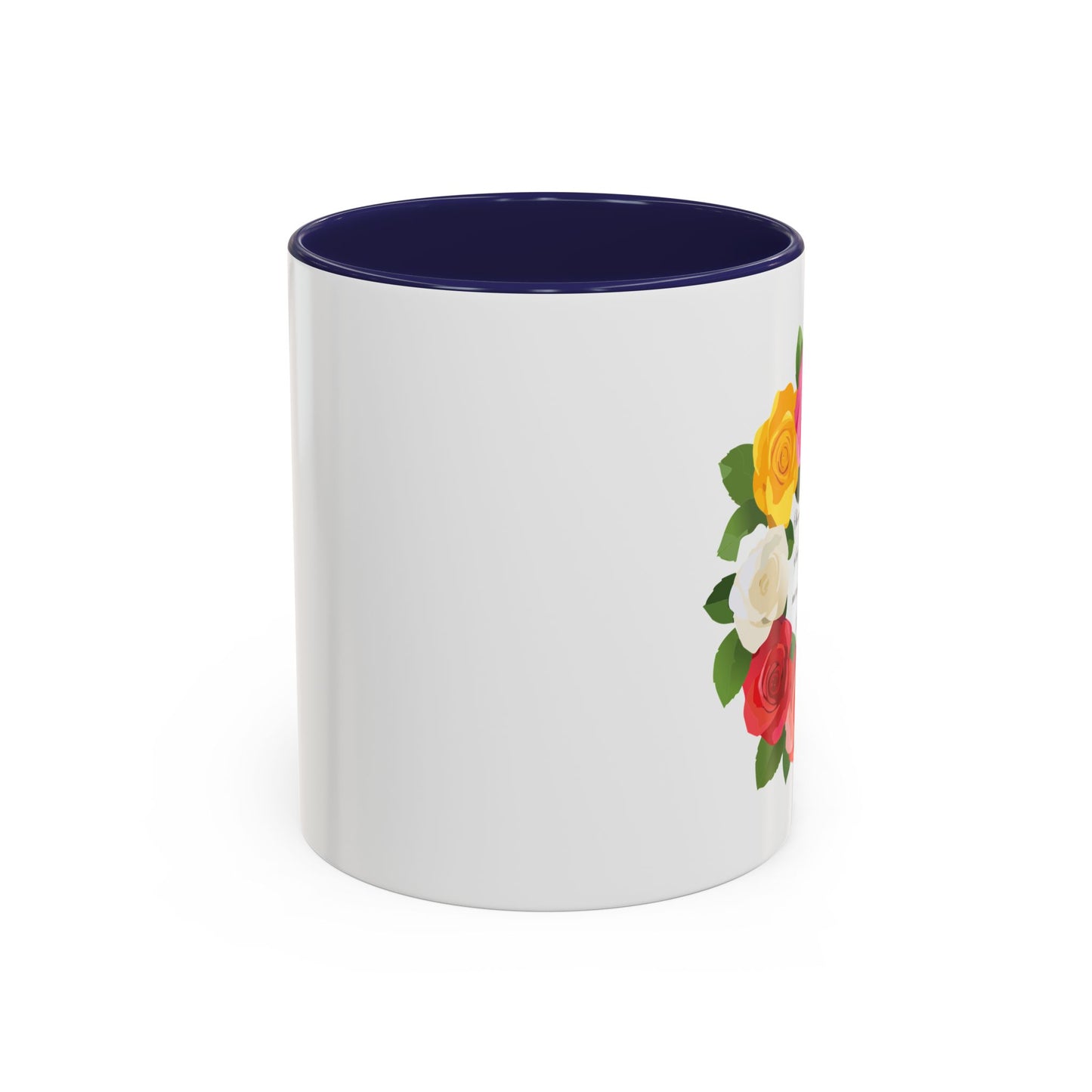 Inspirational Floral Coffee Mug for Mom- Proverbs 31:27