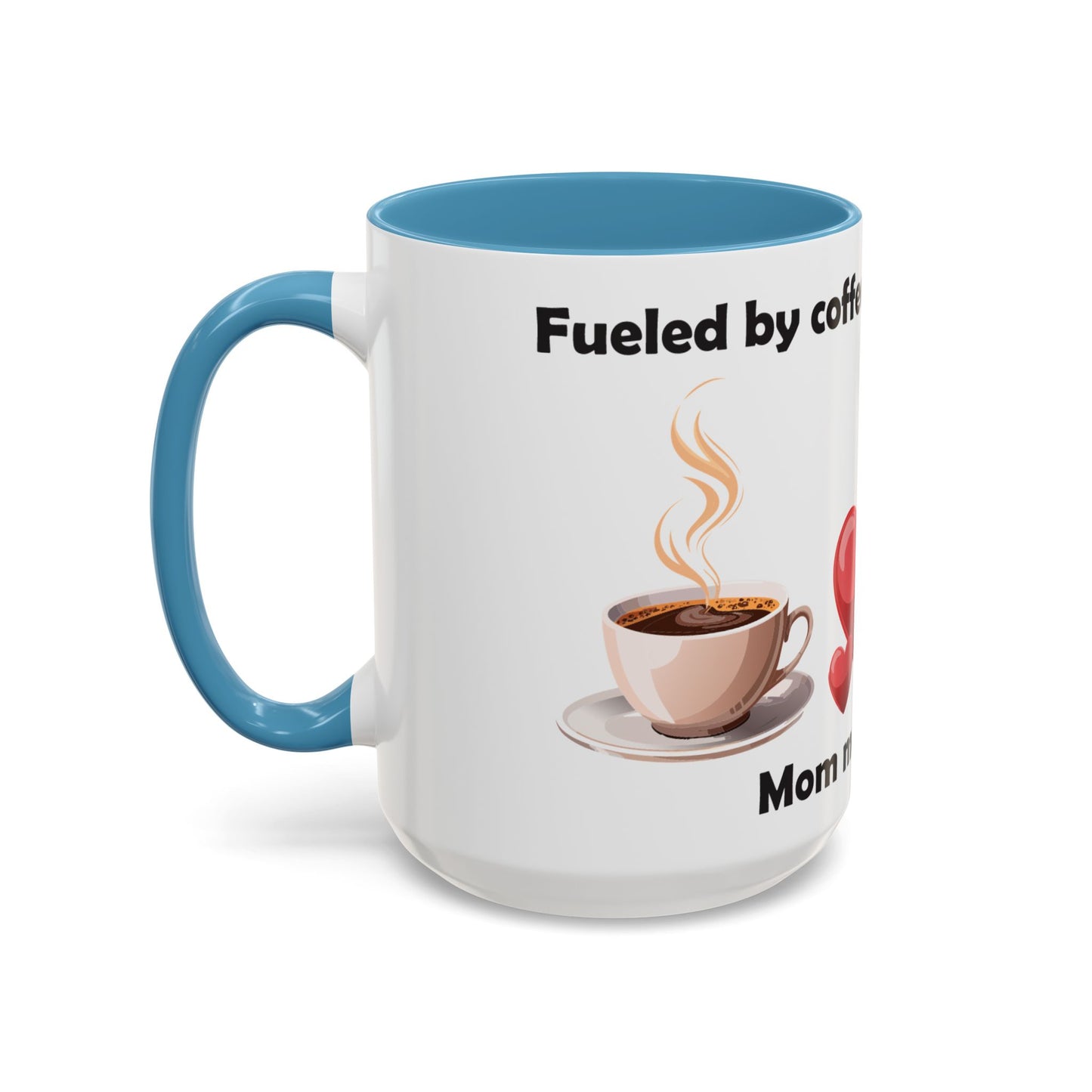 Mom Life Coffee Mug - 'Fueled by Coffee, Love & Chaos' - Perfect Gift for Moms