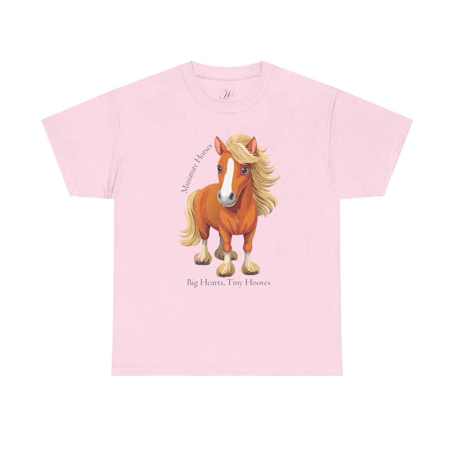 Miniature Horse Unisex Heavy Cotton Tee