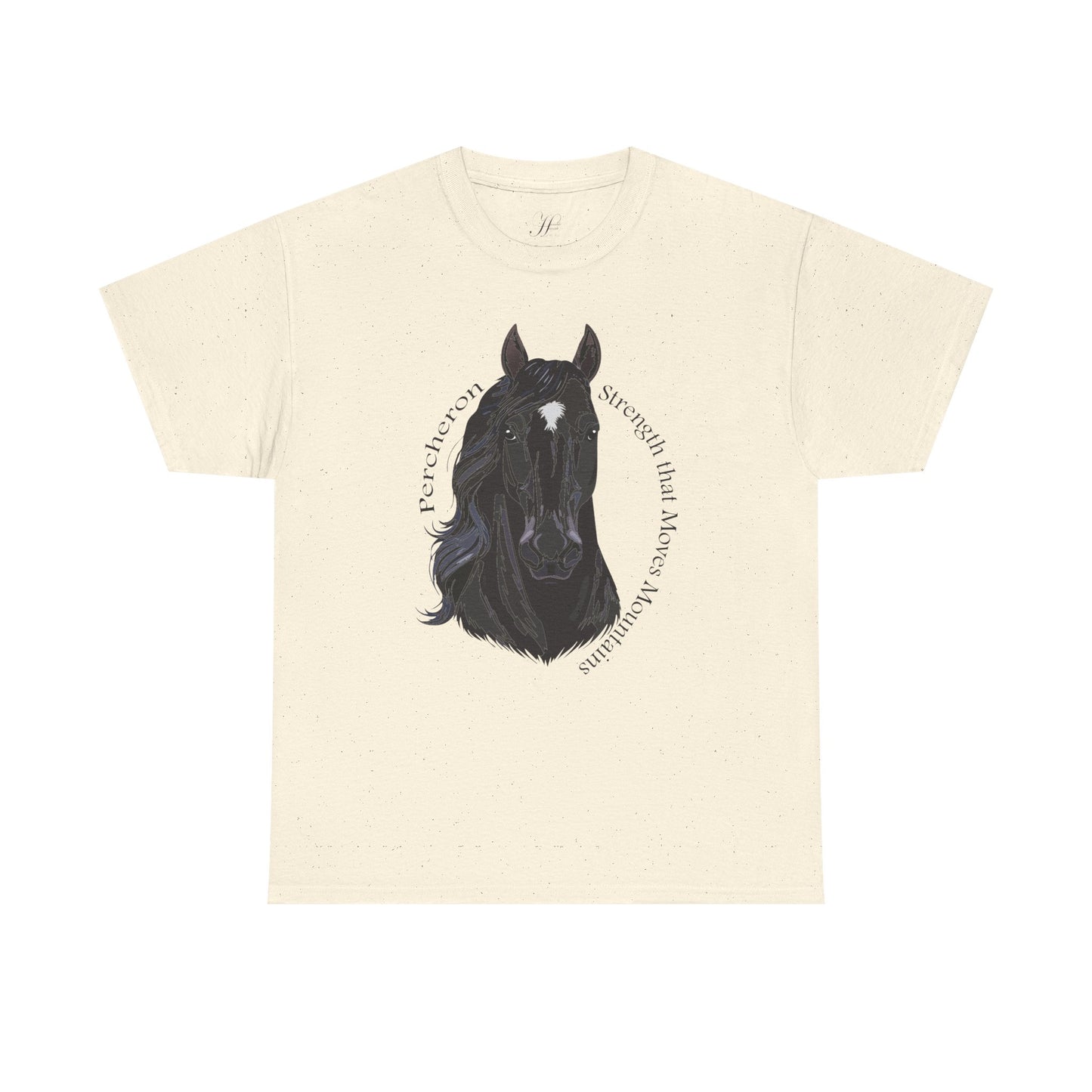 Percheron Unisex Heavy Cotton Tee - Horse Design