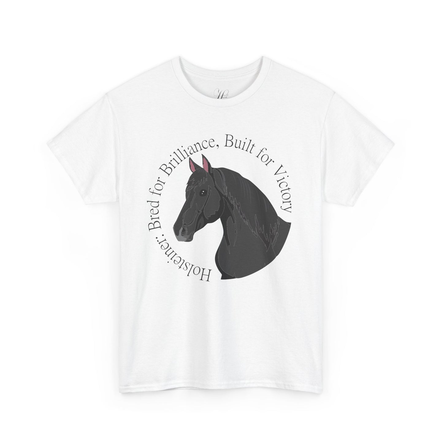 Holsteiner Horse Lover Unisex Heavy Cotton Tee - "Bred for Brilliance, Built for Victory"