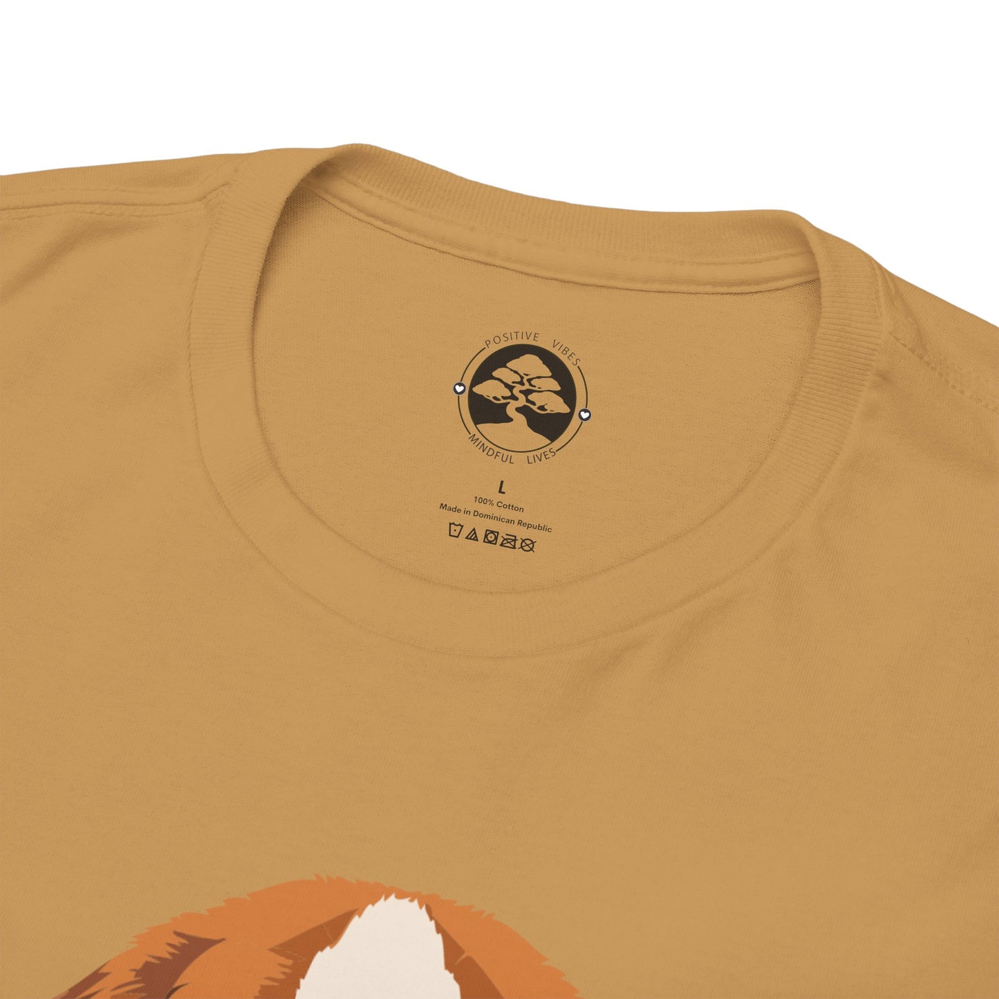 Camiseta unisex de algodón grueso con diseño de San Bernardo: Un abrazo en forma de perro