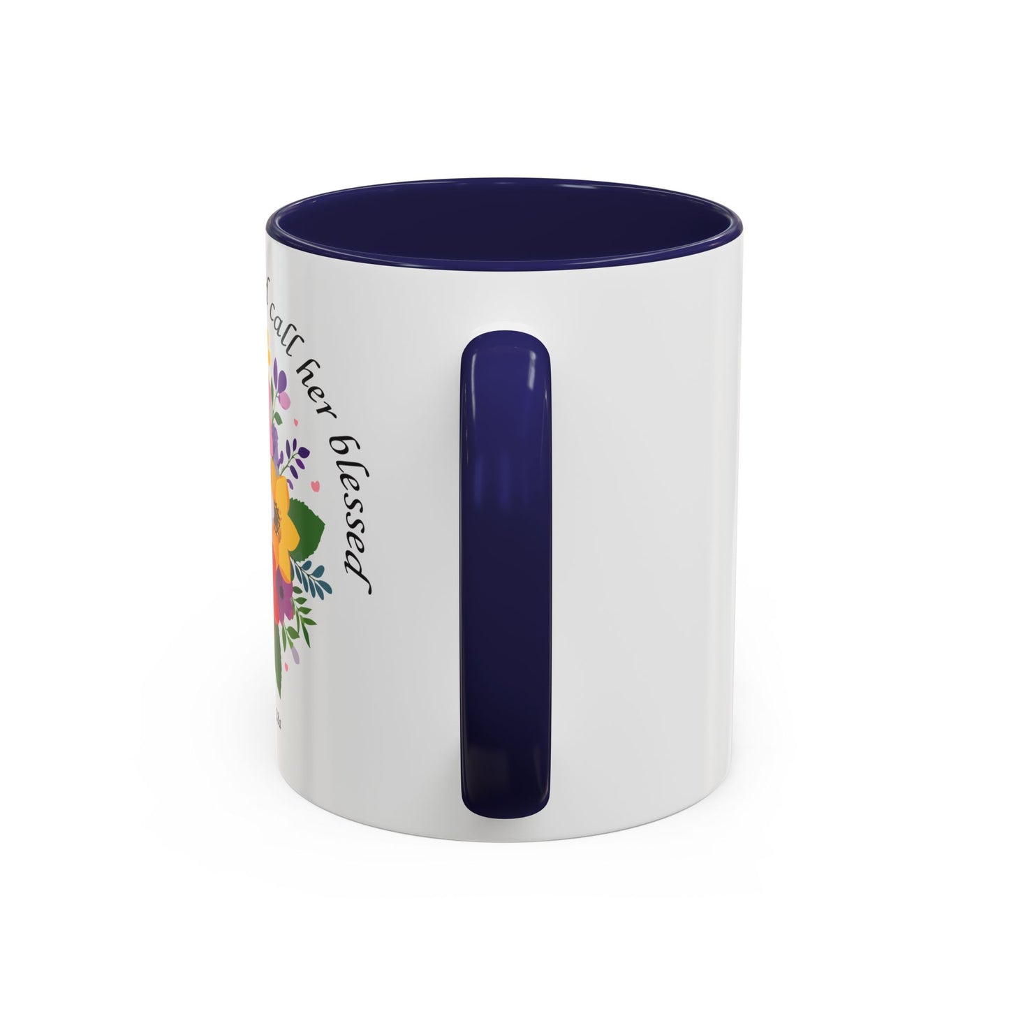 Floral Inspirational Coffee Mug - 'Her Children Arise and Call Her Blessed' - Perfect Gift for Moms