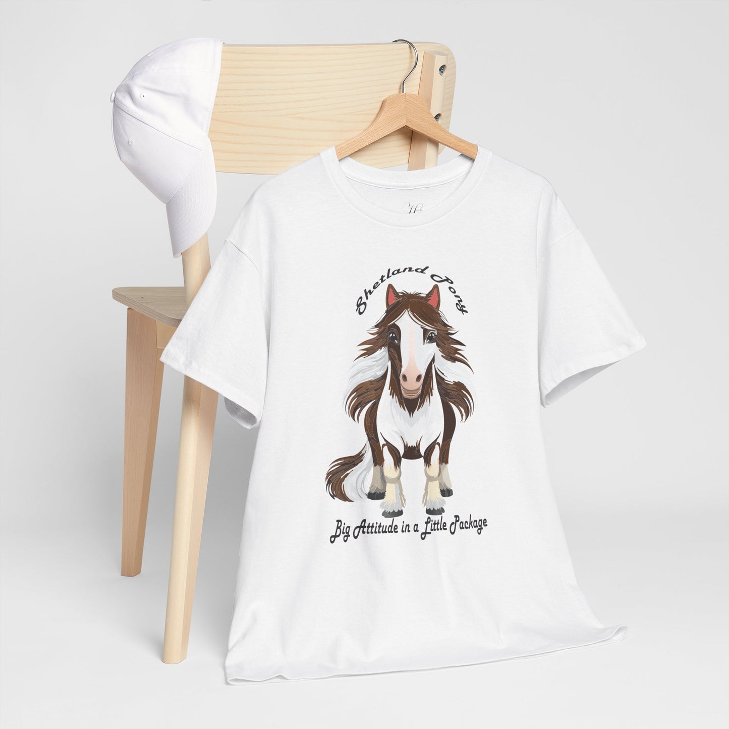 Shetland Pony Unisex Heavy Cotton Tee