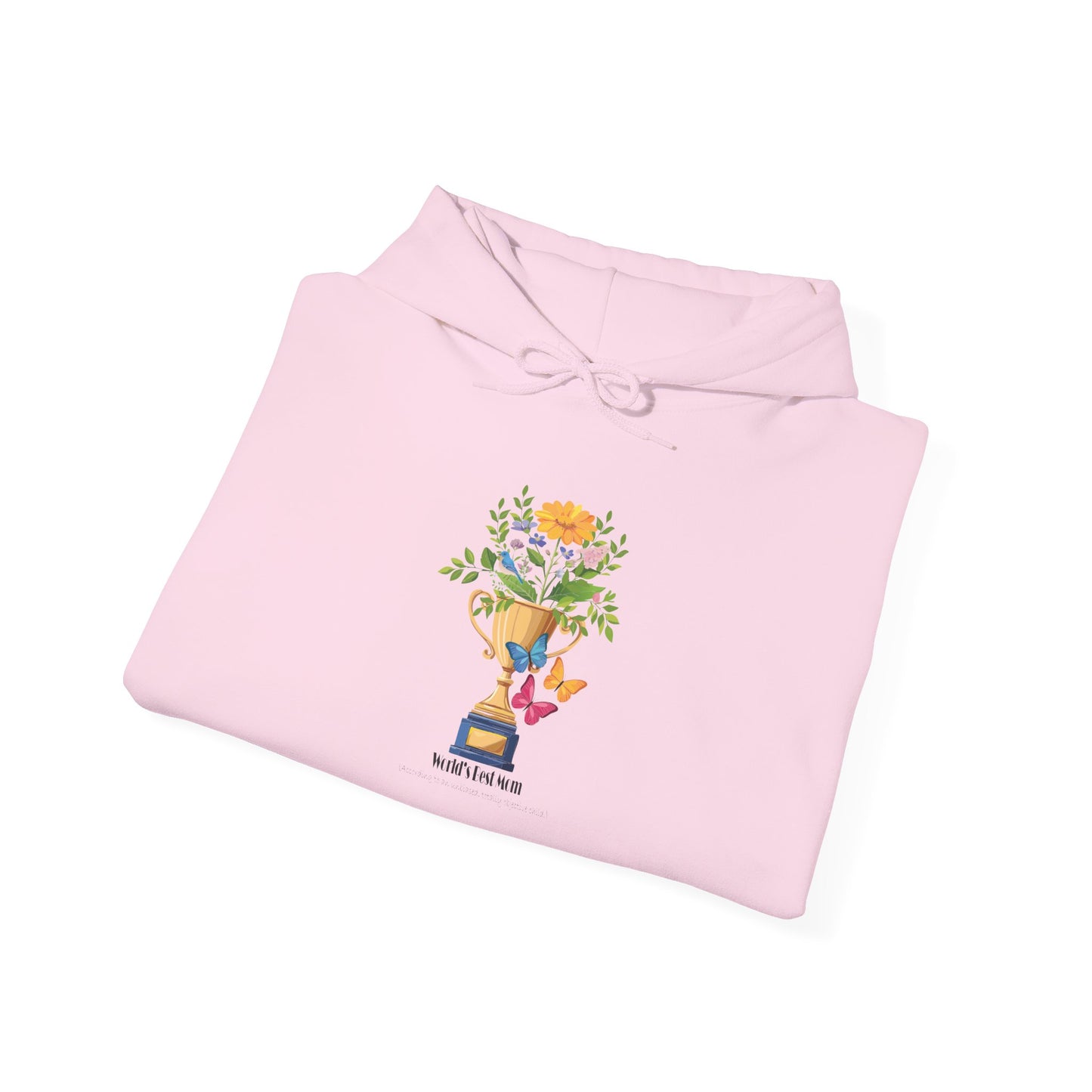 Floral Trophy Hoodie for Mom – Celebrate Achievements in Style