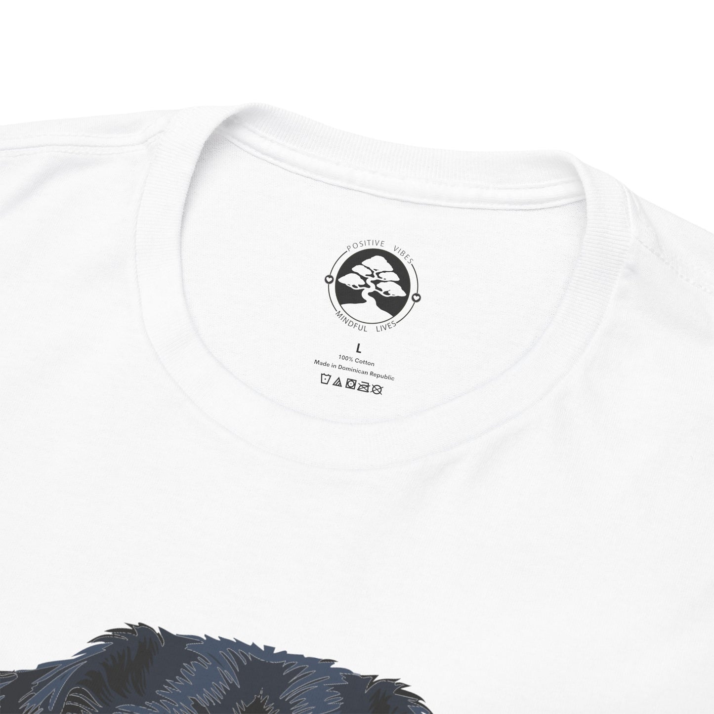 Camiseta unisex de algodón grueso Rottweiler - Power Wraped in Lover