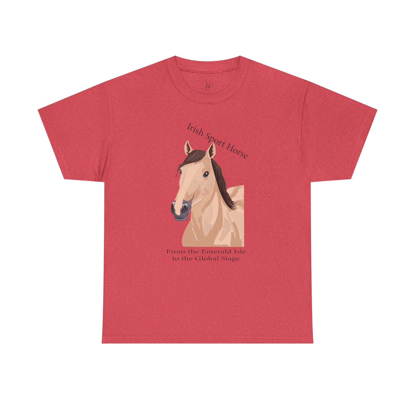 Irish Sport Horse Tee - Unisex Heavy Cotton T-Shirt