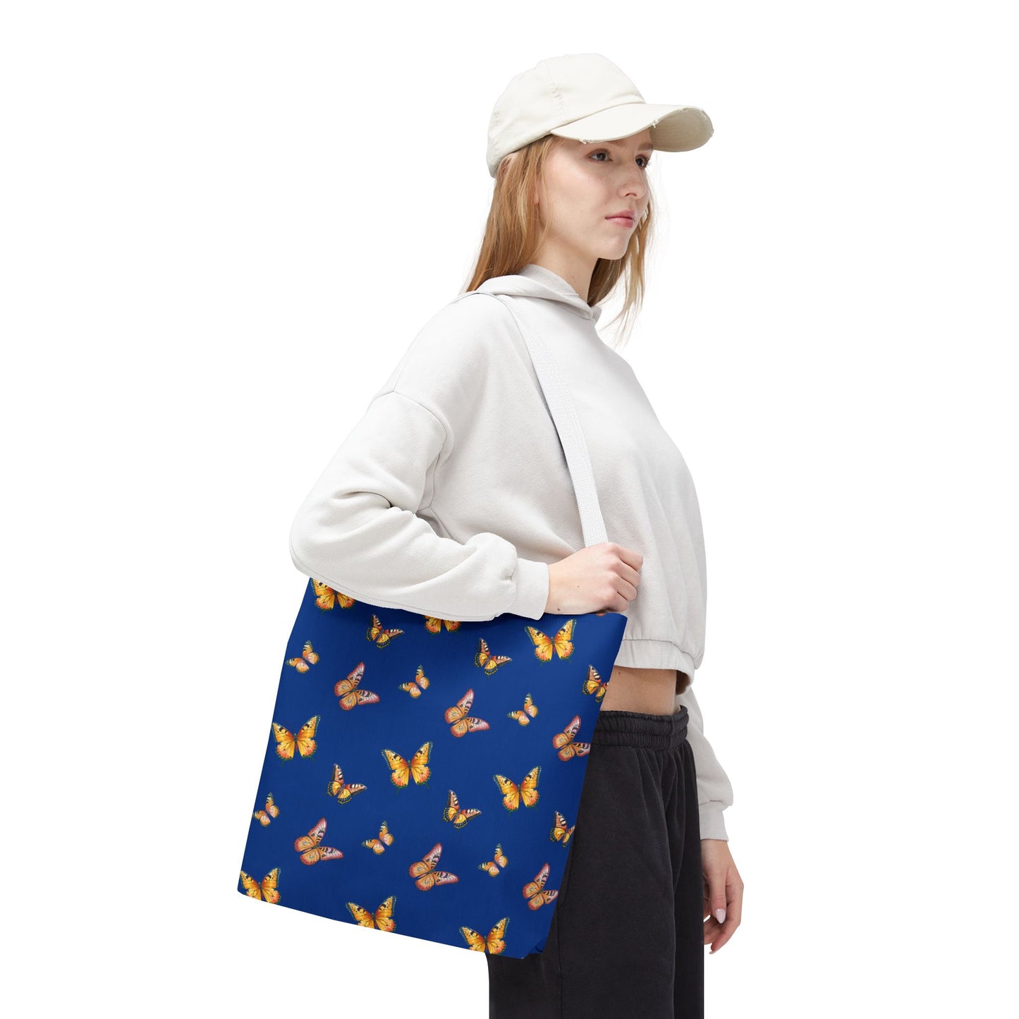 Colorful Butterfly Print Tote Bag - Stylish & Functional