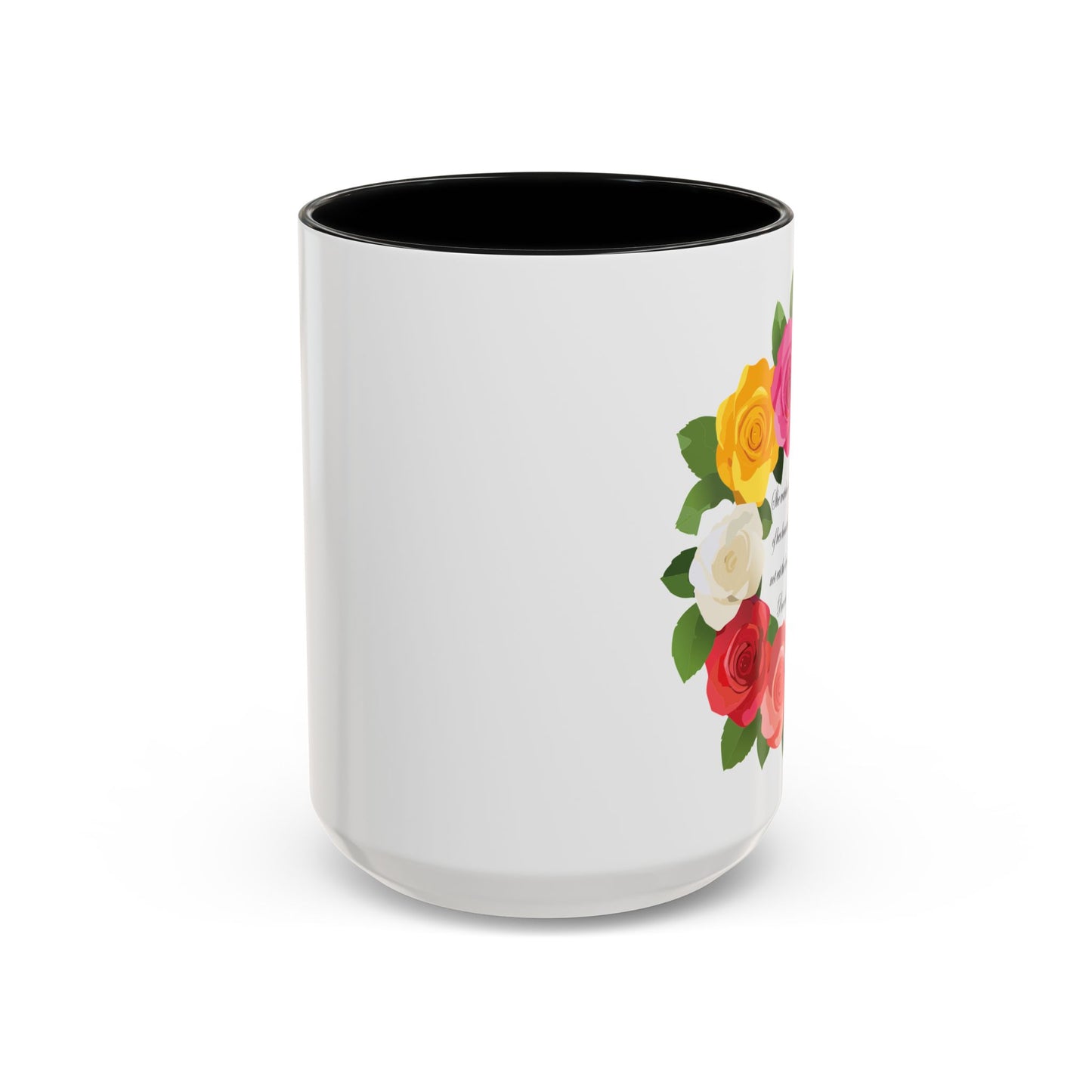 Inspirational Floral Coffee Mug for Mom- Proverbs 31:27