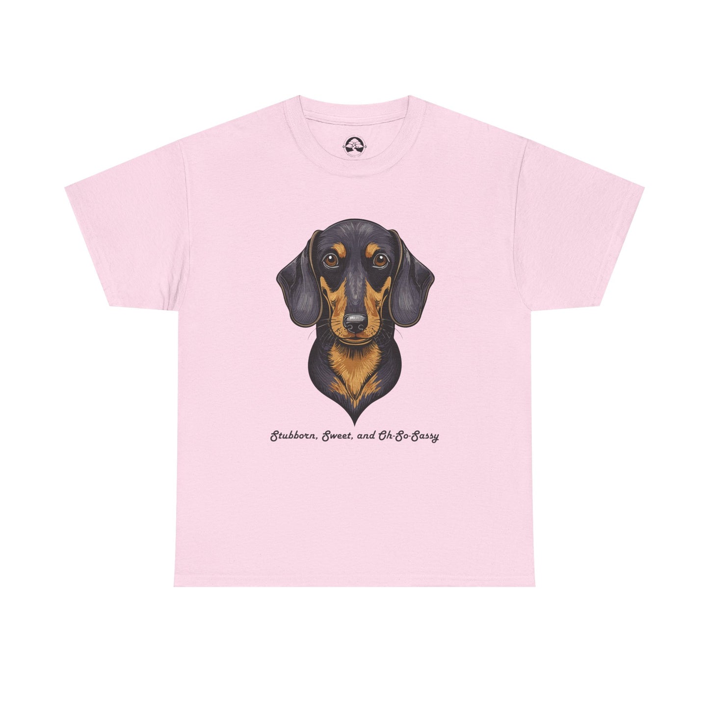 Camiseta unisex de algodón grueso para amantes de los perros salchicha: divertida y cómoda camiseta para mascotas