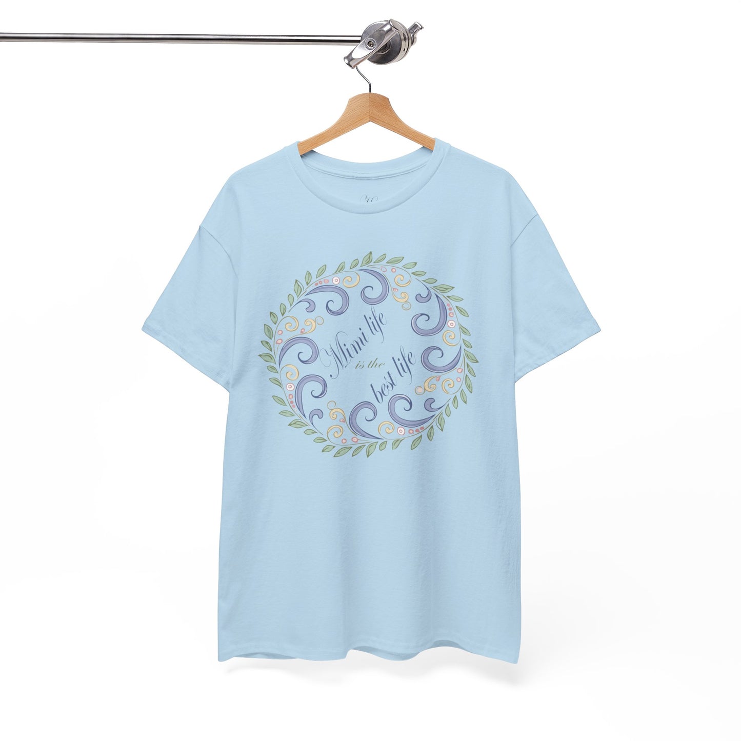 Inspirational Unisex Heavy Cotton Tee - "Mimi Life is the best life"