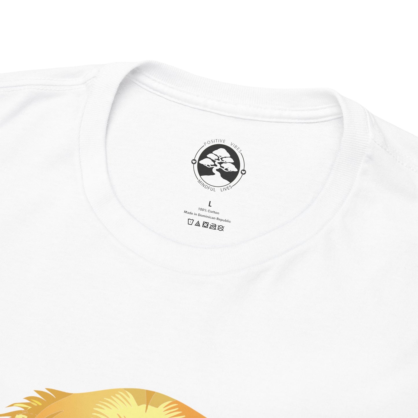 Golden Retriever - Camiseta unisex de algodón grueso con sol y sonrisas doradas