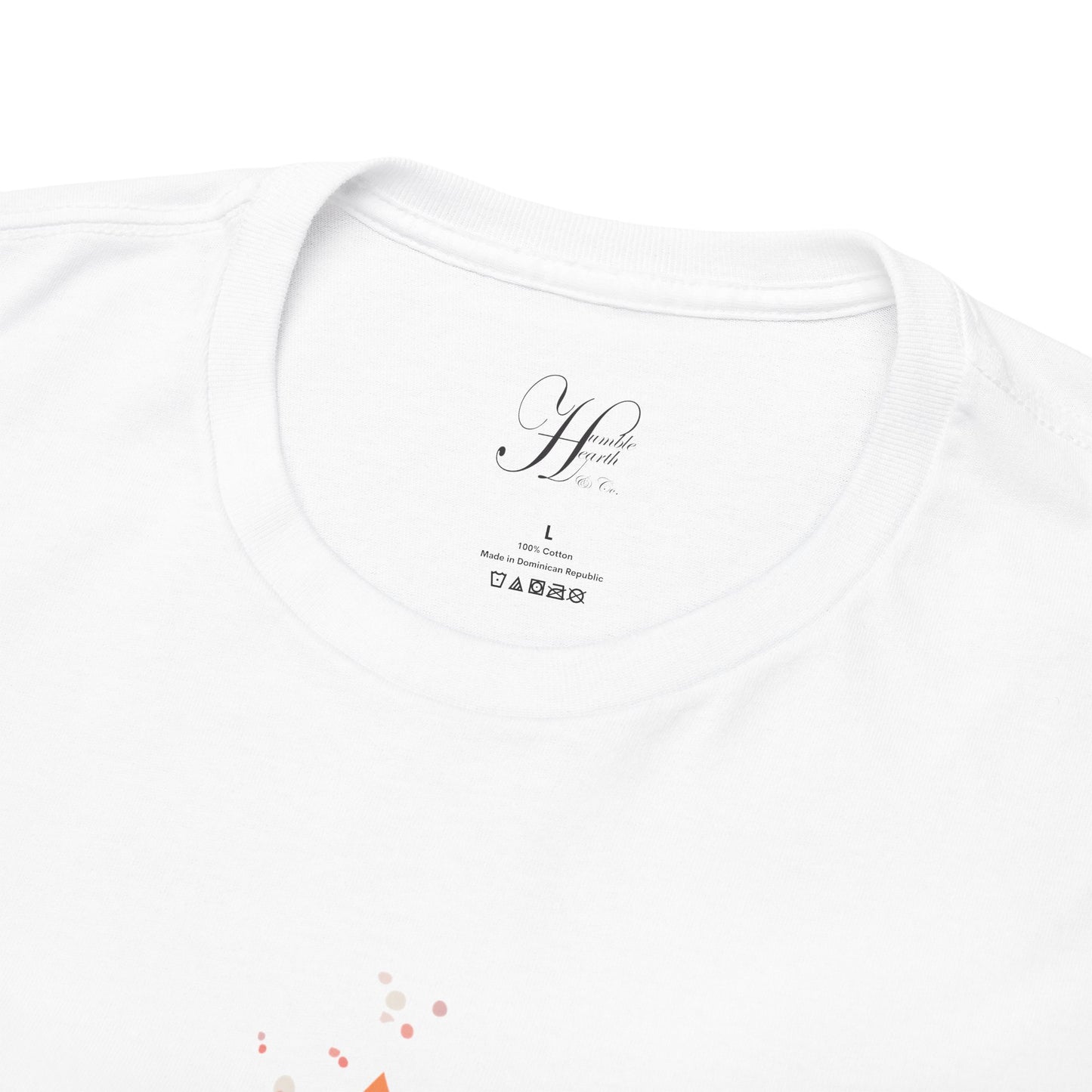 Floral Heart Quote for Mom Unisex Heavy Cotton Tee - Celebrate Love and Life