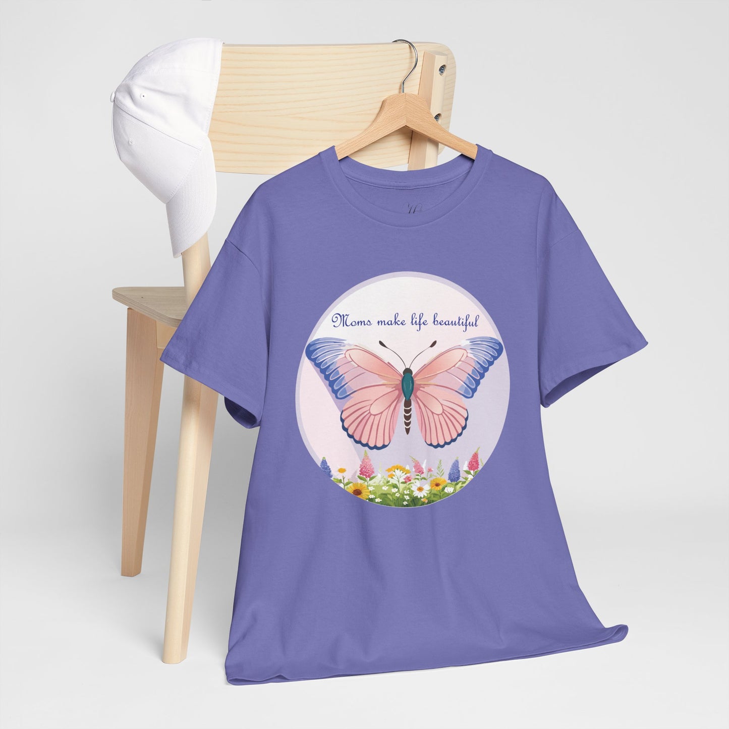 Mom Makes Life Beautiful Butterfly Tee