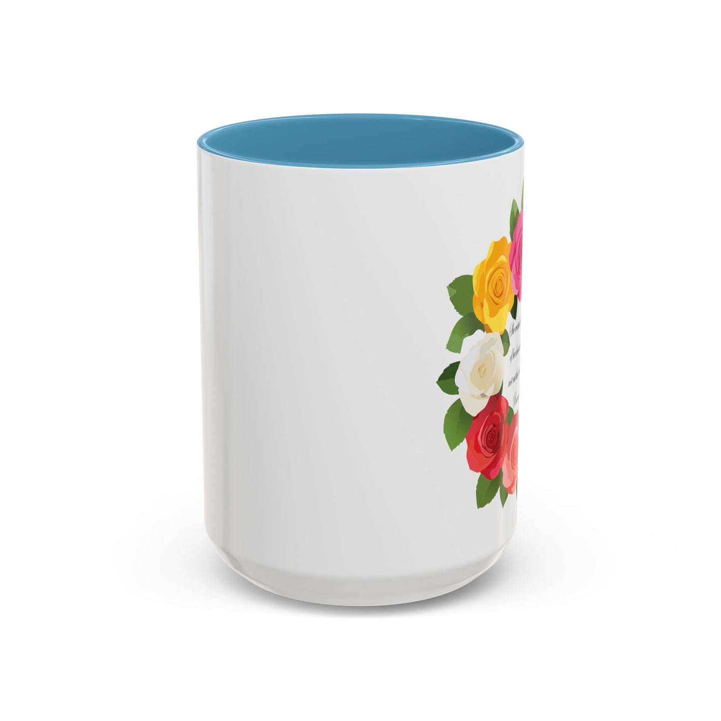 Inspirational Floral Coffee Mug for Mom- Proverbs 31:27