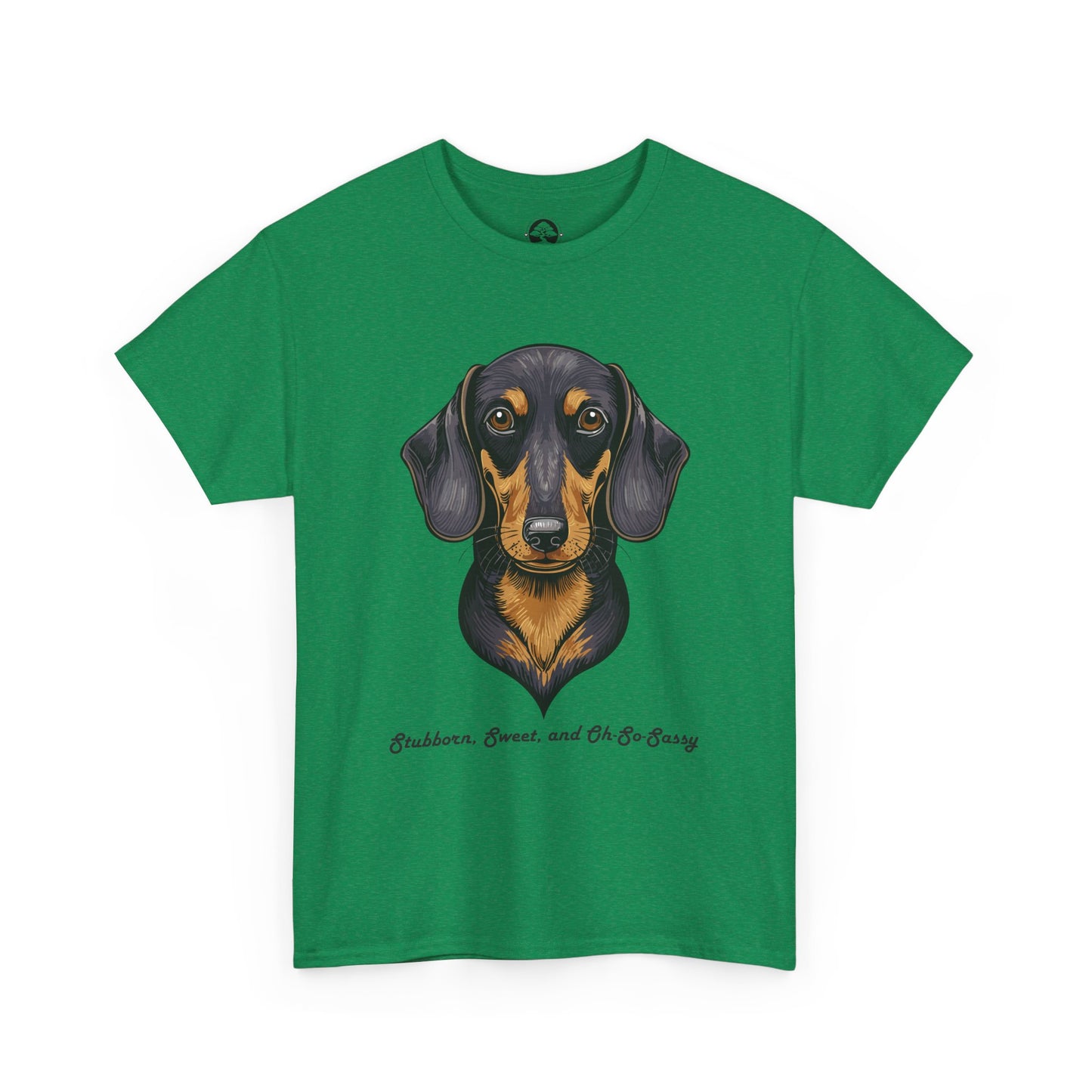 Camiseta unisex de algodón grueso para amantes de los perros salchicha: divertida y cómoda camiseta para mascotas