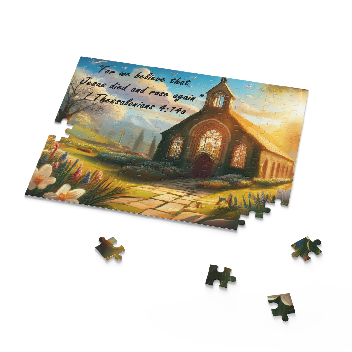 Rompecabezas inspirador de la iglesia - 120/252/500 piezas - Regalo inspirador
