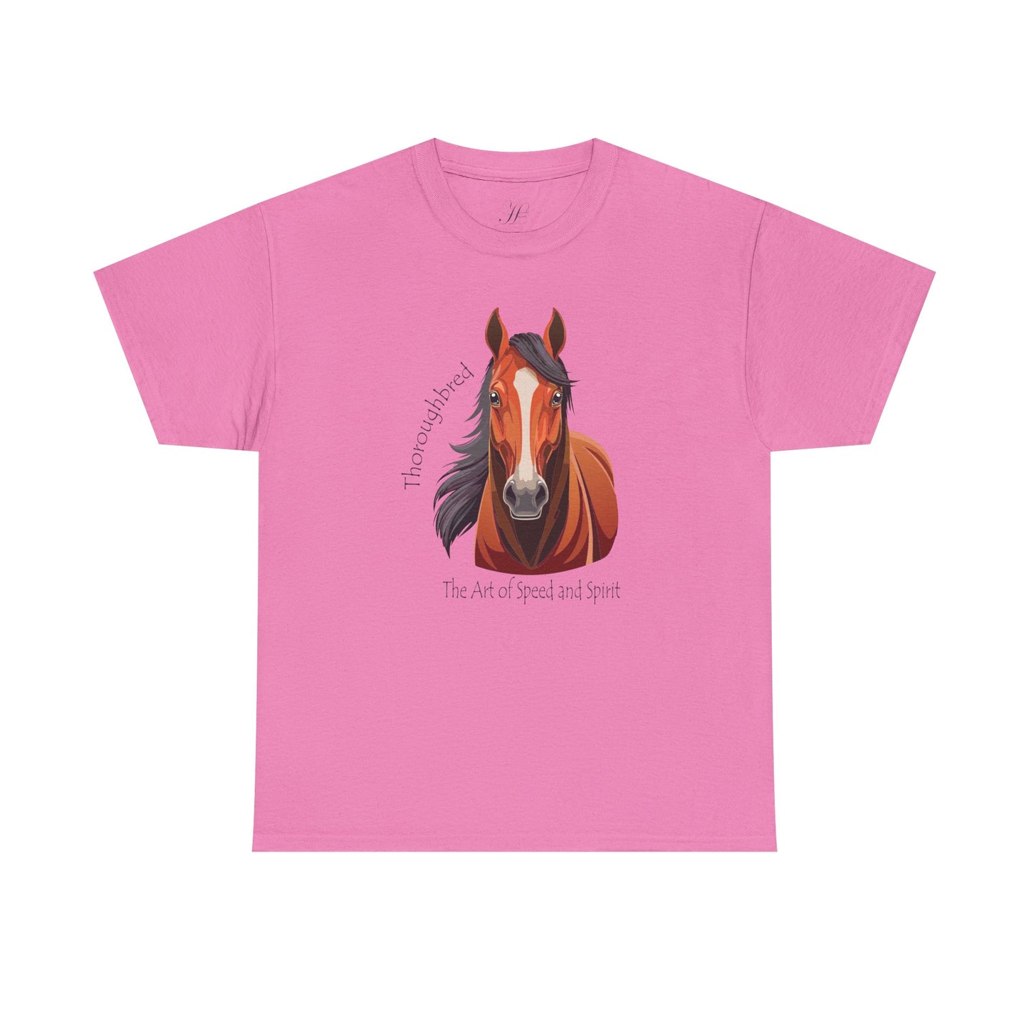 Thoroughbred Horse Unisex Heavy Cotton Tee