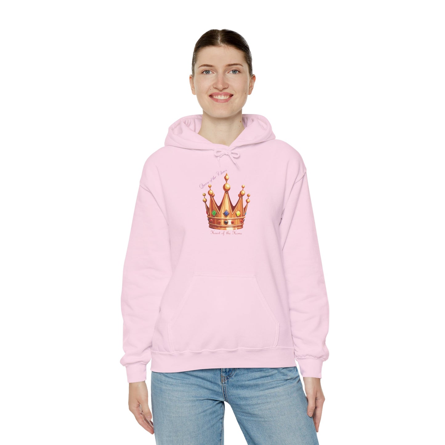 Queen of Chaos Unisex Hoodie – Heavy Blend Sweatshirt for Royal Vibes