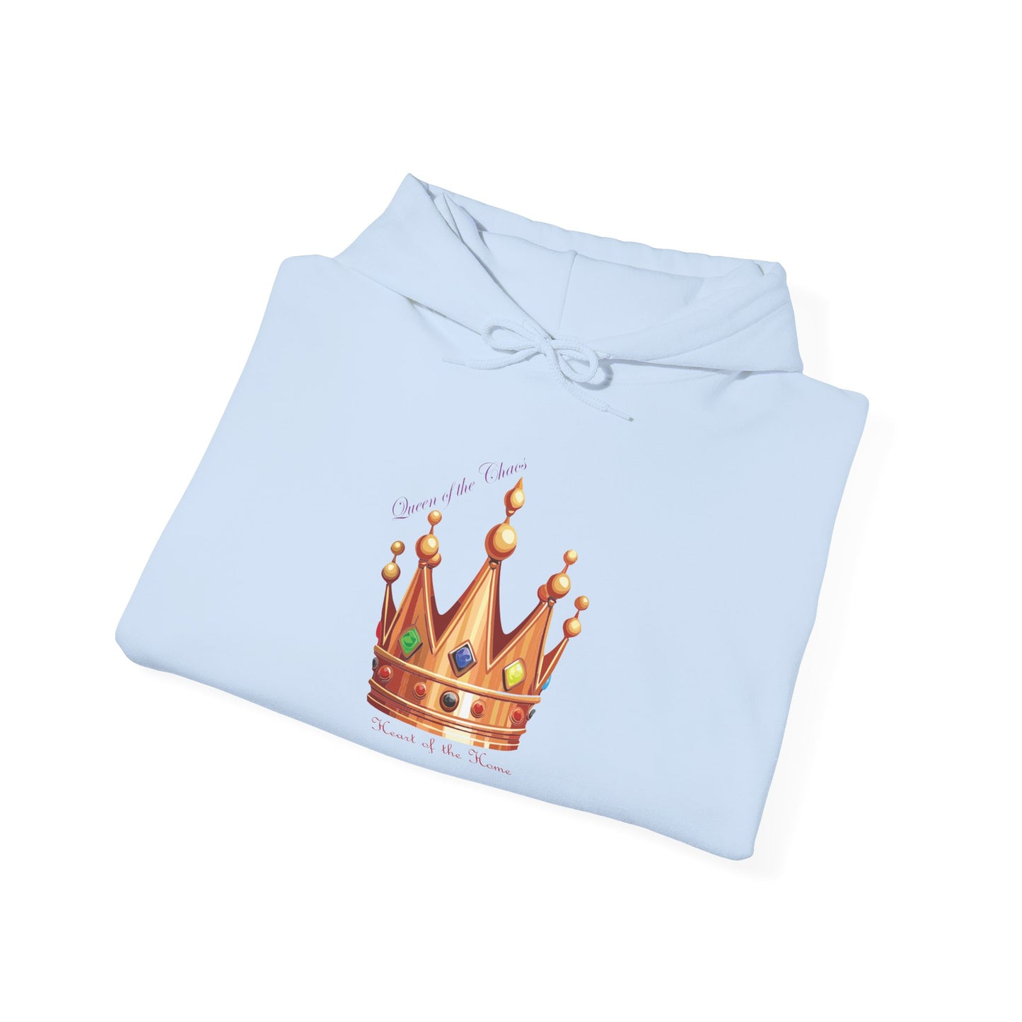Queen of Chaos Unisex Hoodie – Heavy Blend Sweatshirt for Royal Vibes