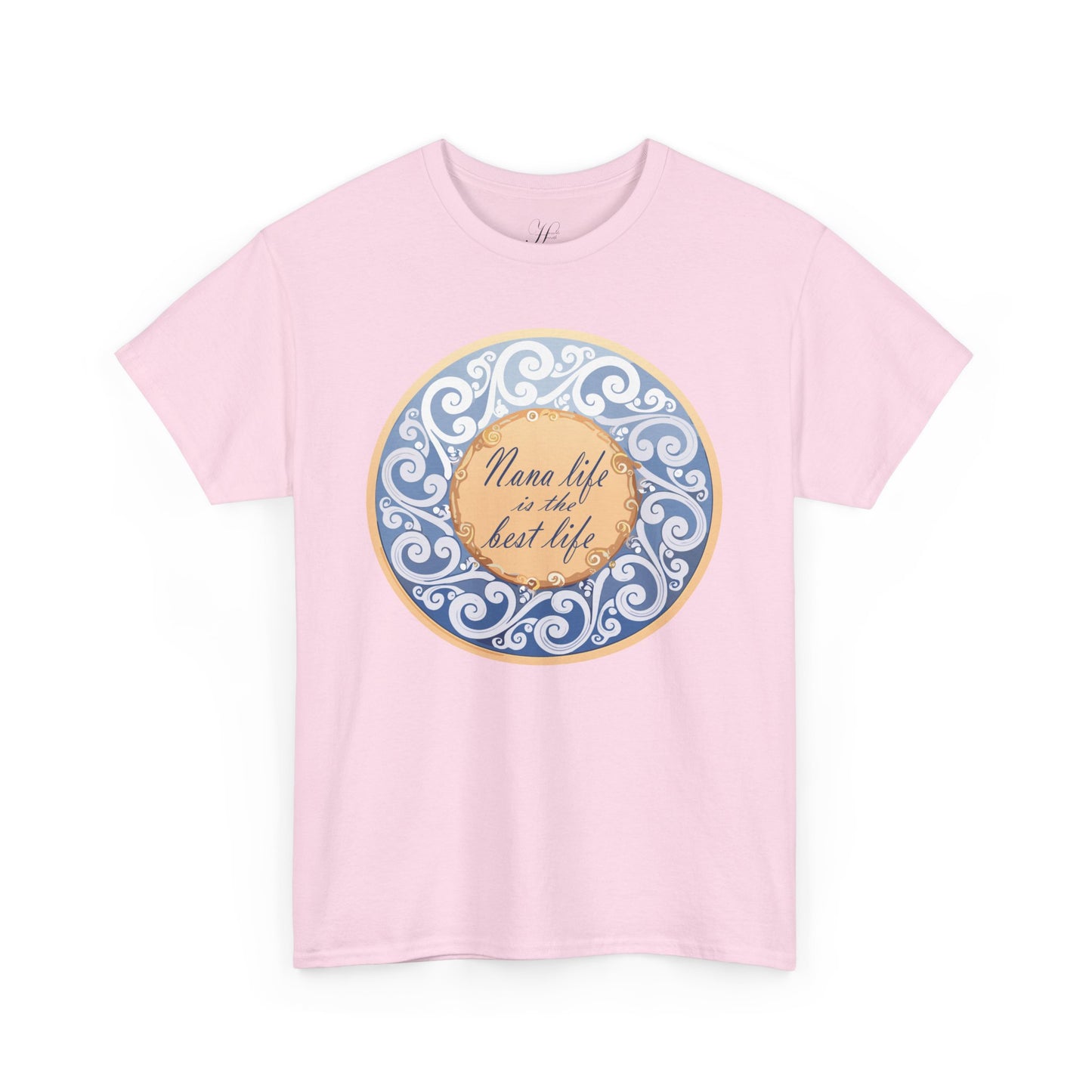 Motivational Unisex Heavy Cotton Tee - "Nana Life is the Best Life"
