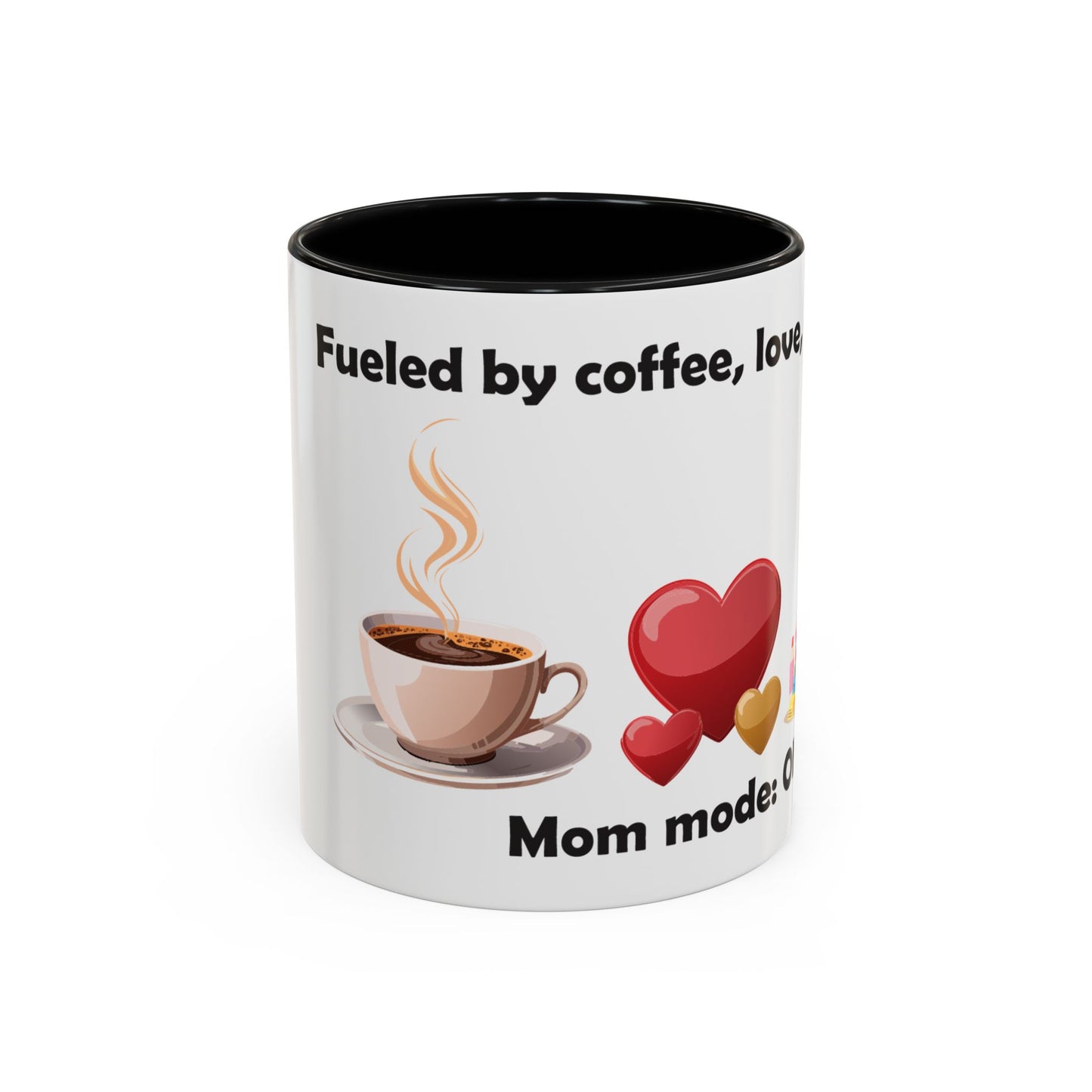 Mom Life Coffee Mug - 'Fueled by Coffee, Love & Chaos' - Perfect Gift for Moms