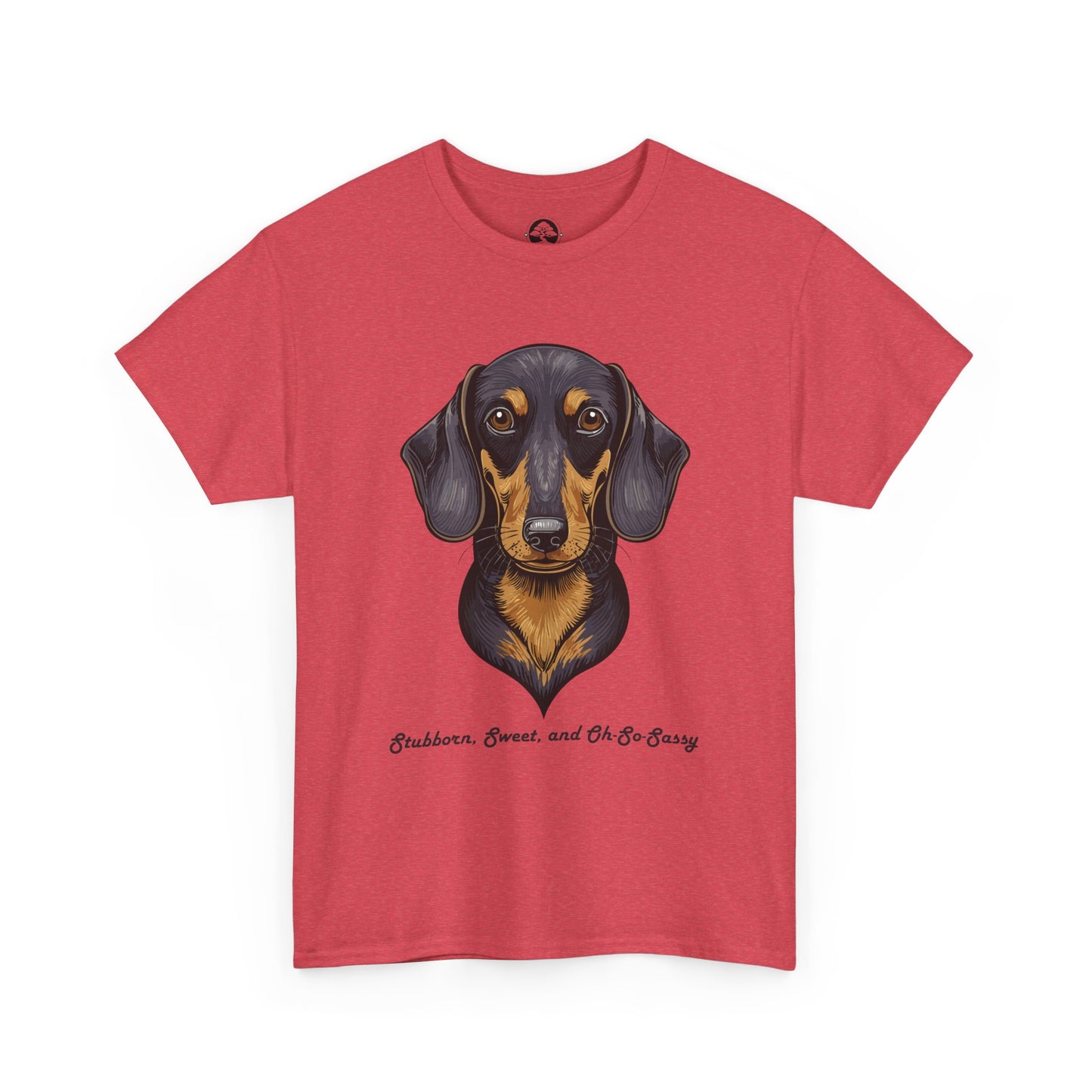 Camiseta unisex de algodón grueso para amantes de los perros salchicha: divertida y cómoda camiseta para mascotas