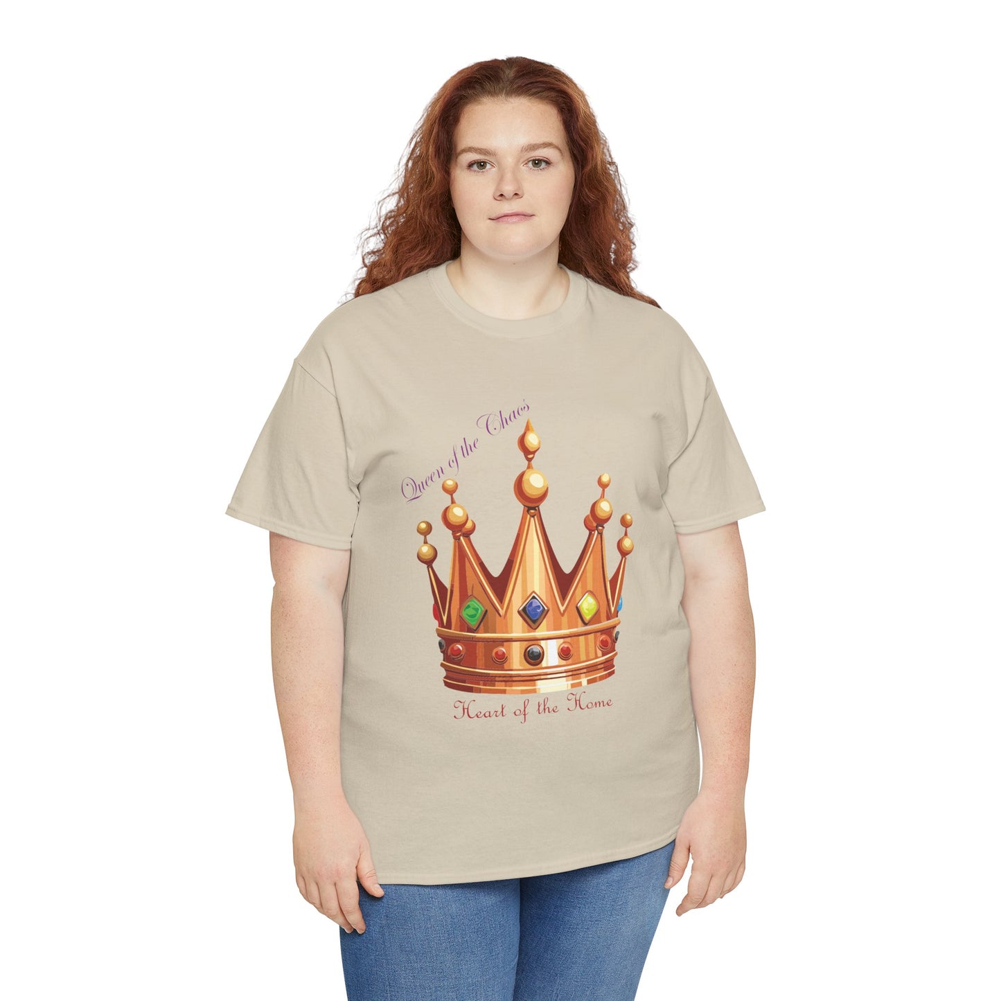 Queen of the House Crown Tee - Unisex Heavy Cotton T-Shirt
