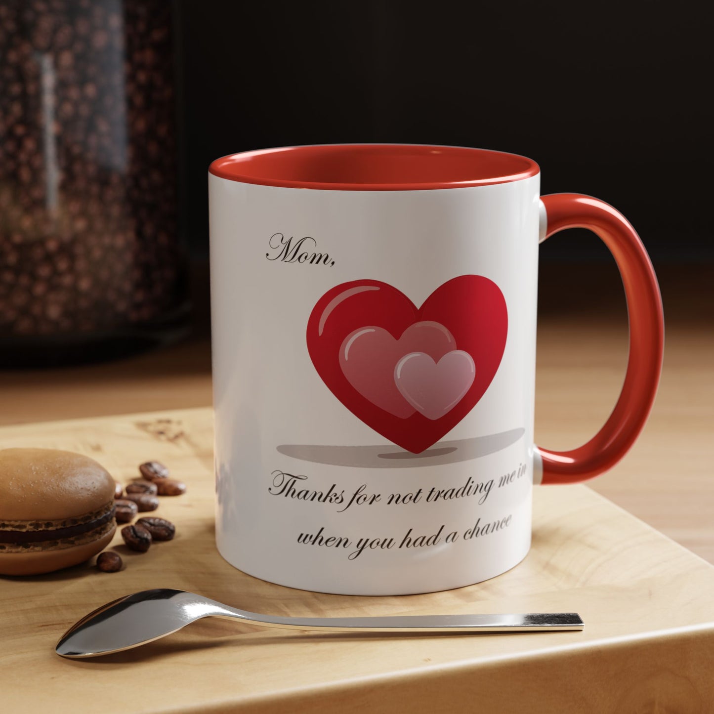 Heartfelt Fun Mom Coffee Mug - 11 & 15oz | Perfect Gift for Mother's Day & Special Occasions