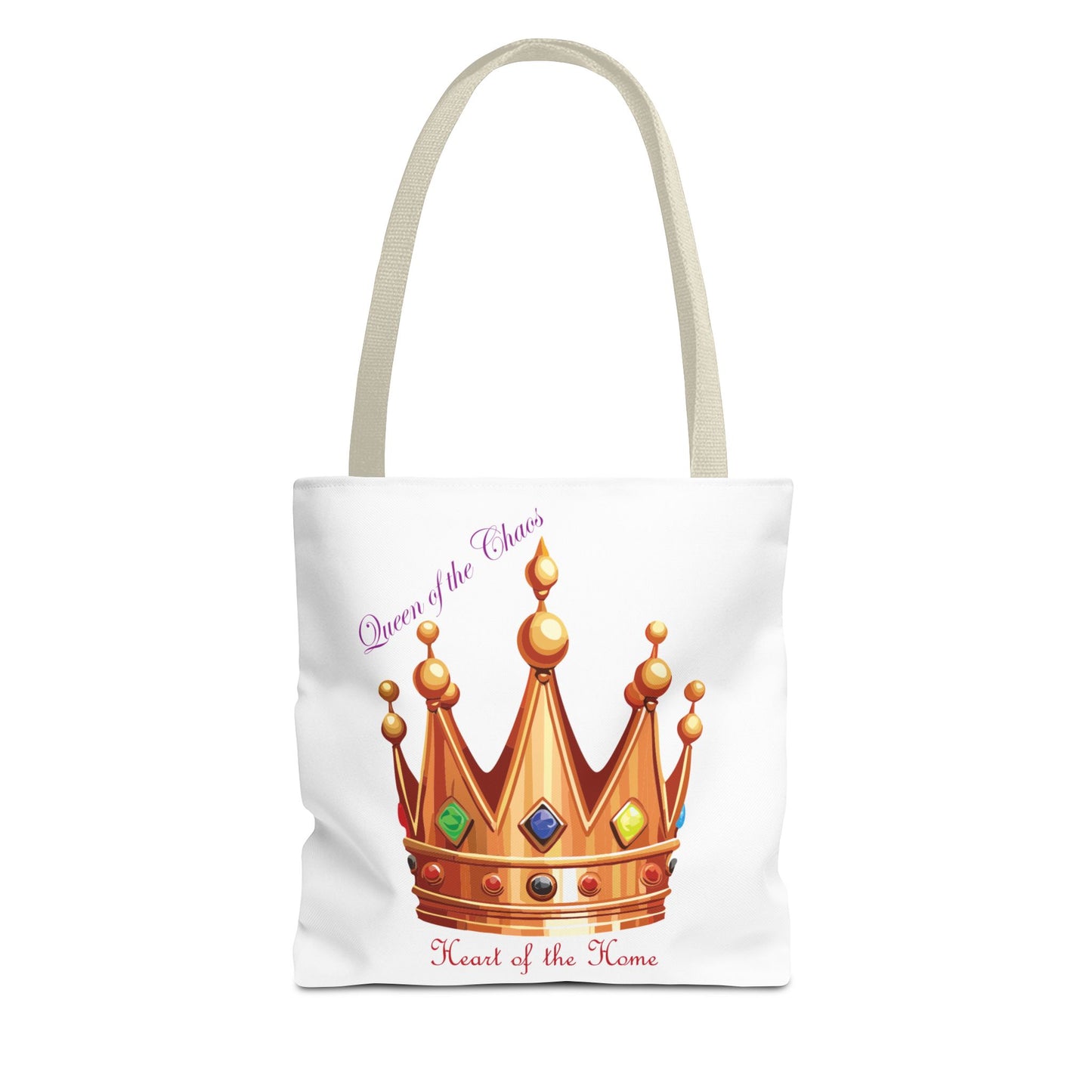 Queen of Chaos Tote Bag - Heart of the Home Style