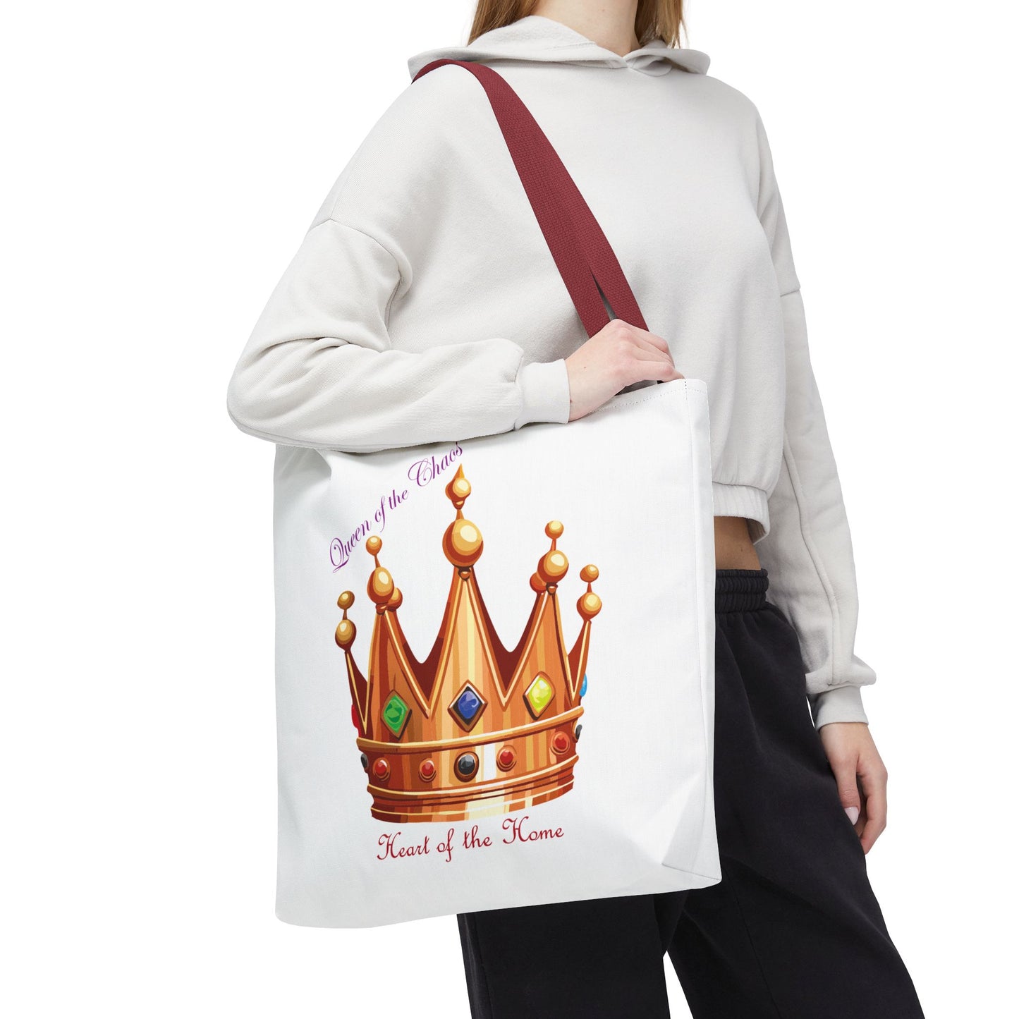 Queen of Chaos Tote Bag - Heart of the Home Style