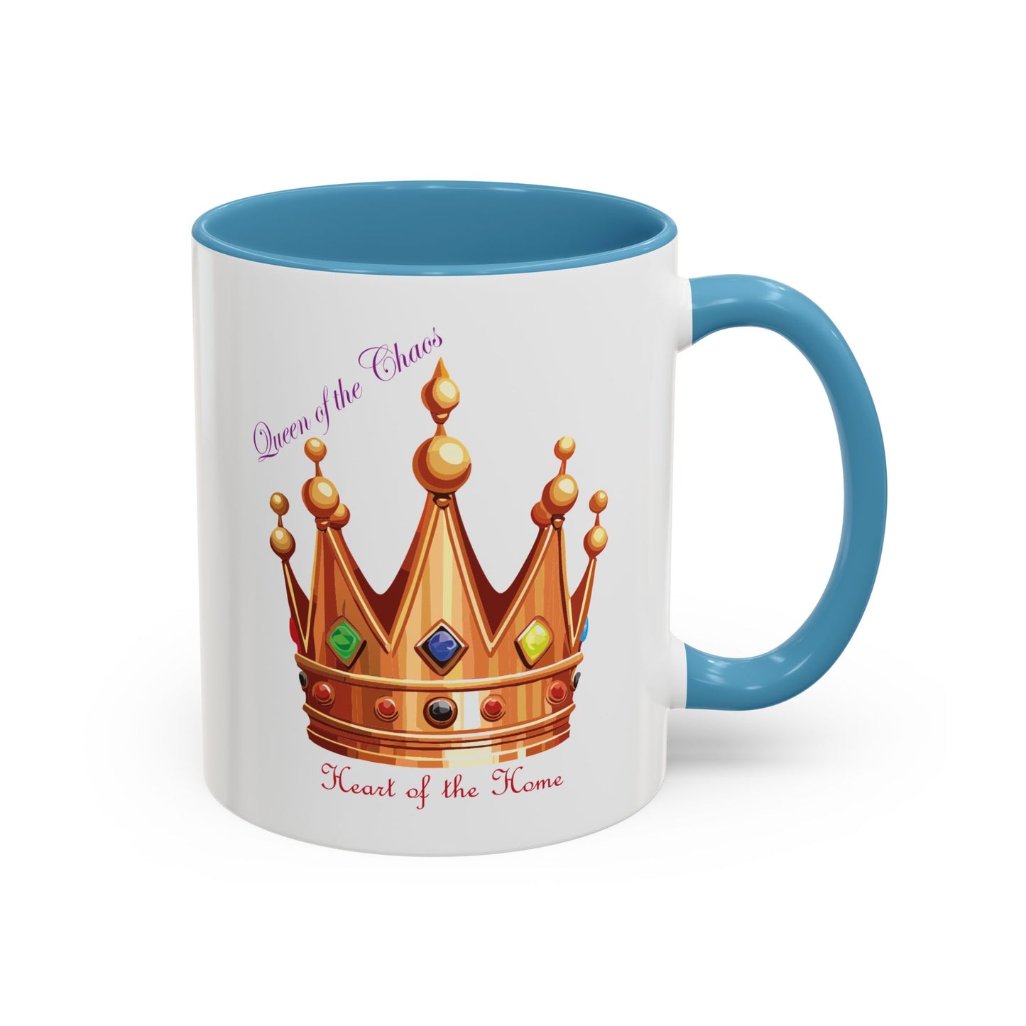 Queen of the Chaos Accent Coffee Mug - 11oz & 15oz - Perfect Gift for Home Decor