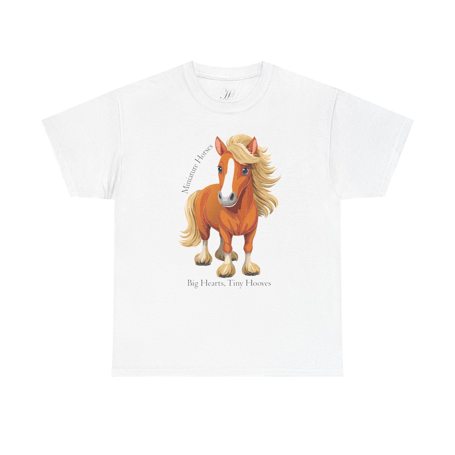 Miniature Horse Unisex Heavy Cotton Tee