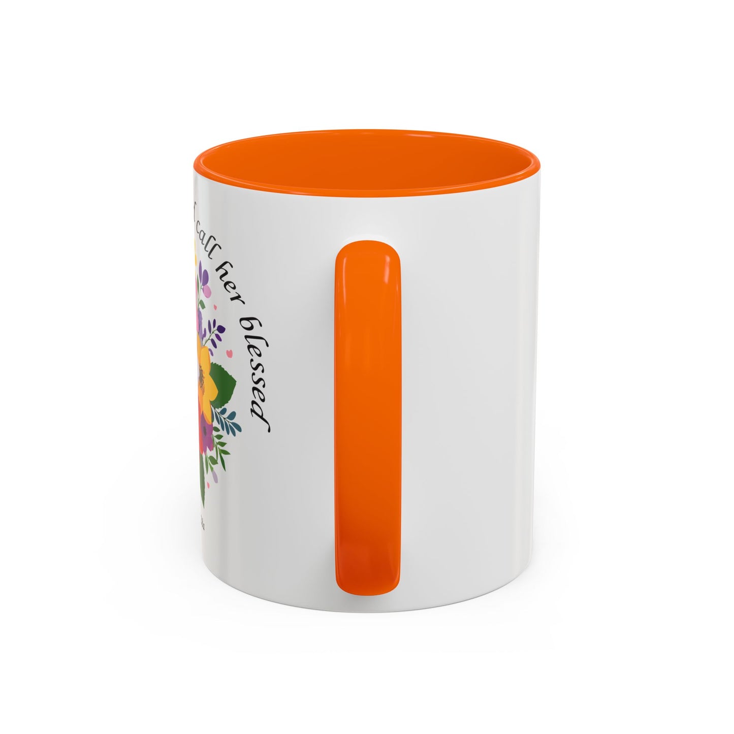 Floral Inspirational Coffee Mug - 'Her Children Arise and Call Her Blessed' - Perfect Gift for Moms