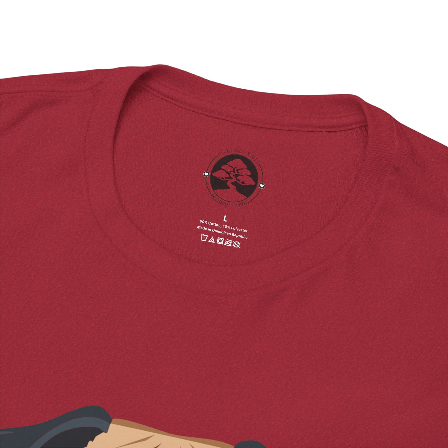 Pug - Camiseta unisex de algodón grueso "La vida de Pug me eligió"