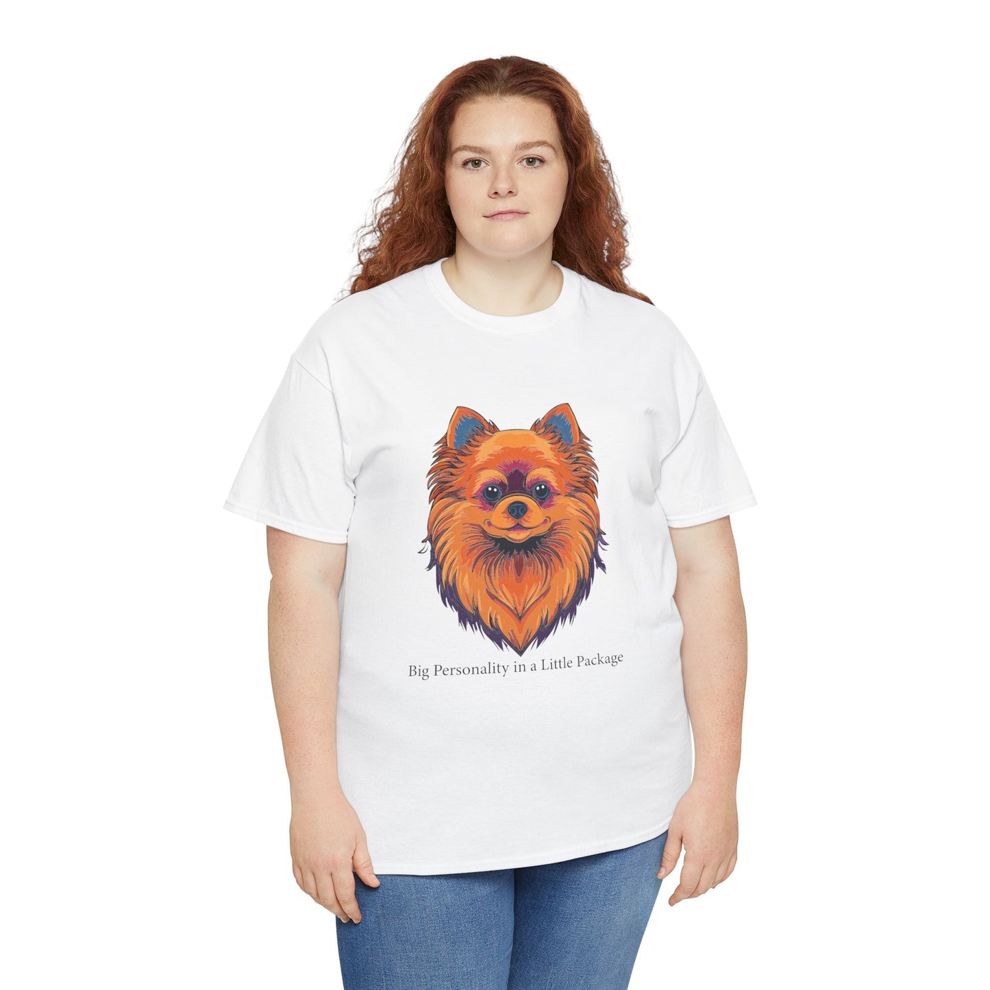Pomerania - Gran personalidad en un paquete pequeño Camiseta unisex de algodón grueso