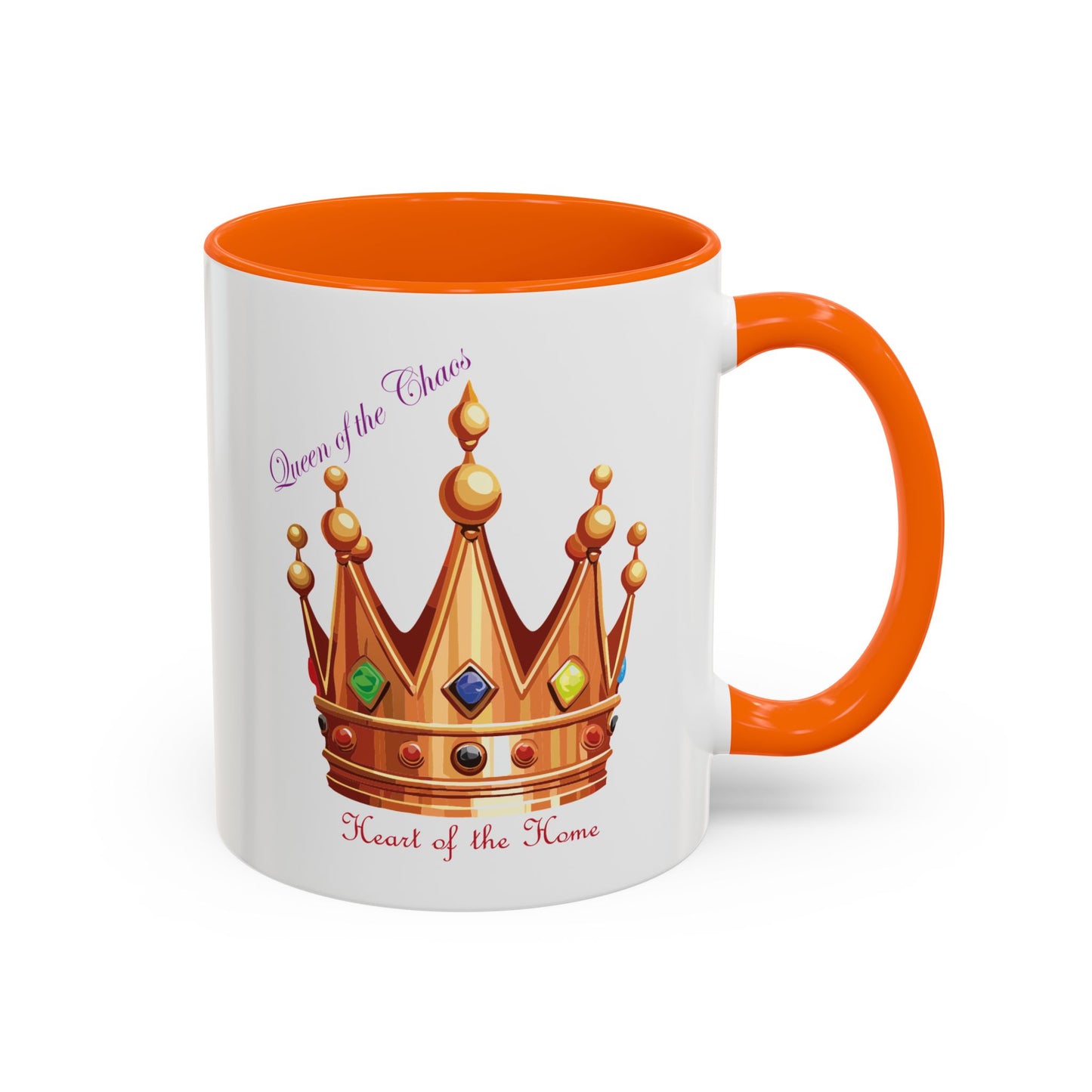 Queen of the Chaos Accent Coffee Mug - 11oz & 15oz - Perfect Gift for Home Decor