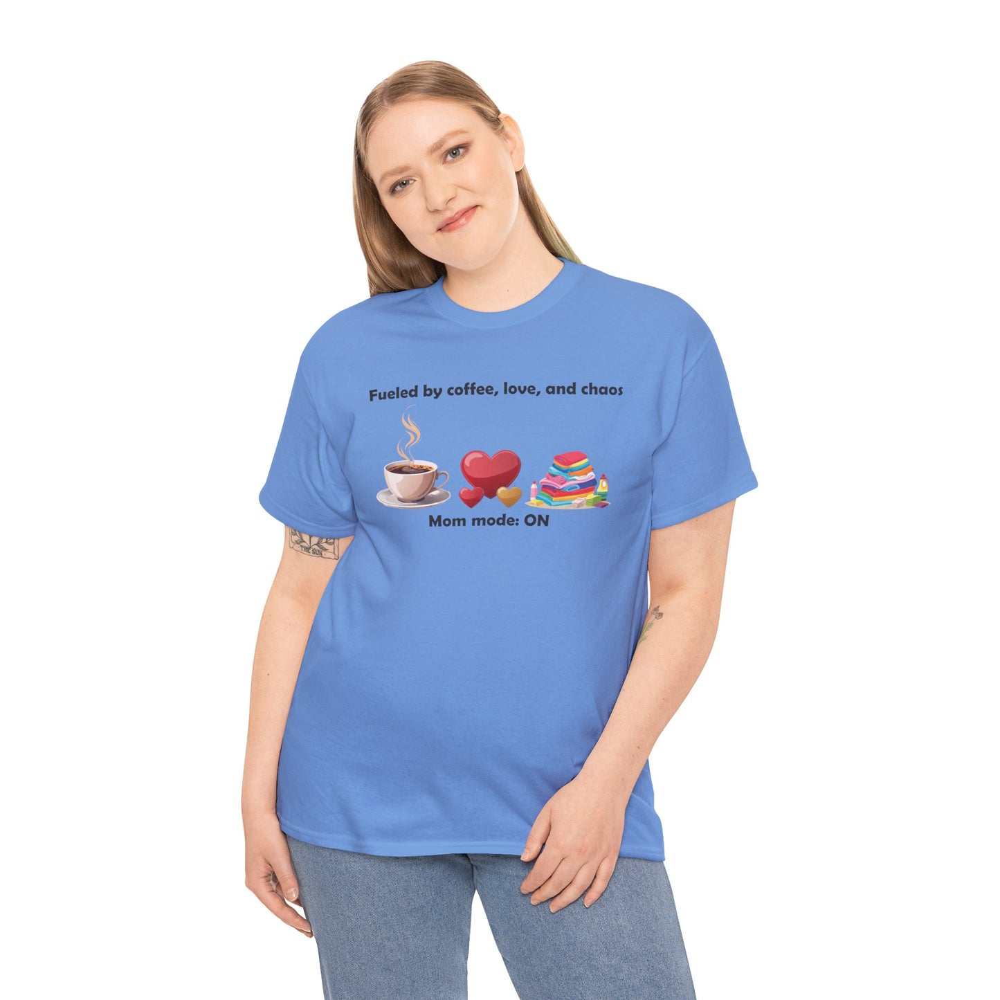 Mom Mode On Tee - Perfect for Coffee Lovers & Moms