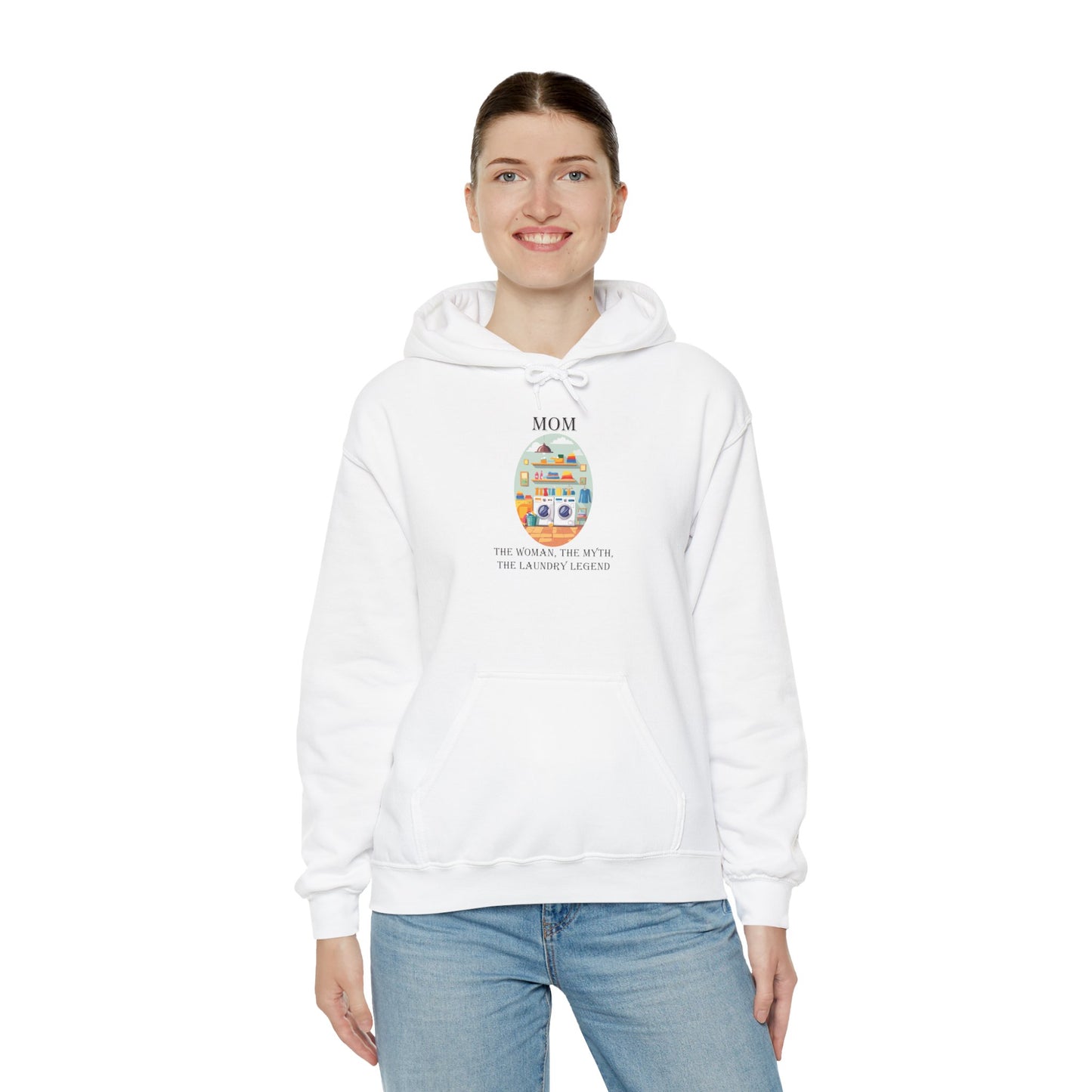 Laundry Legend Hooded Sweatshirt for Mom - Unisex Heavy Blend™