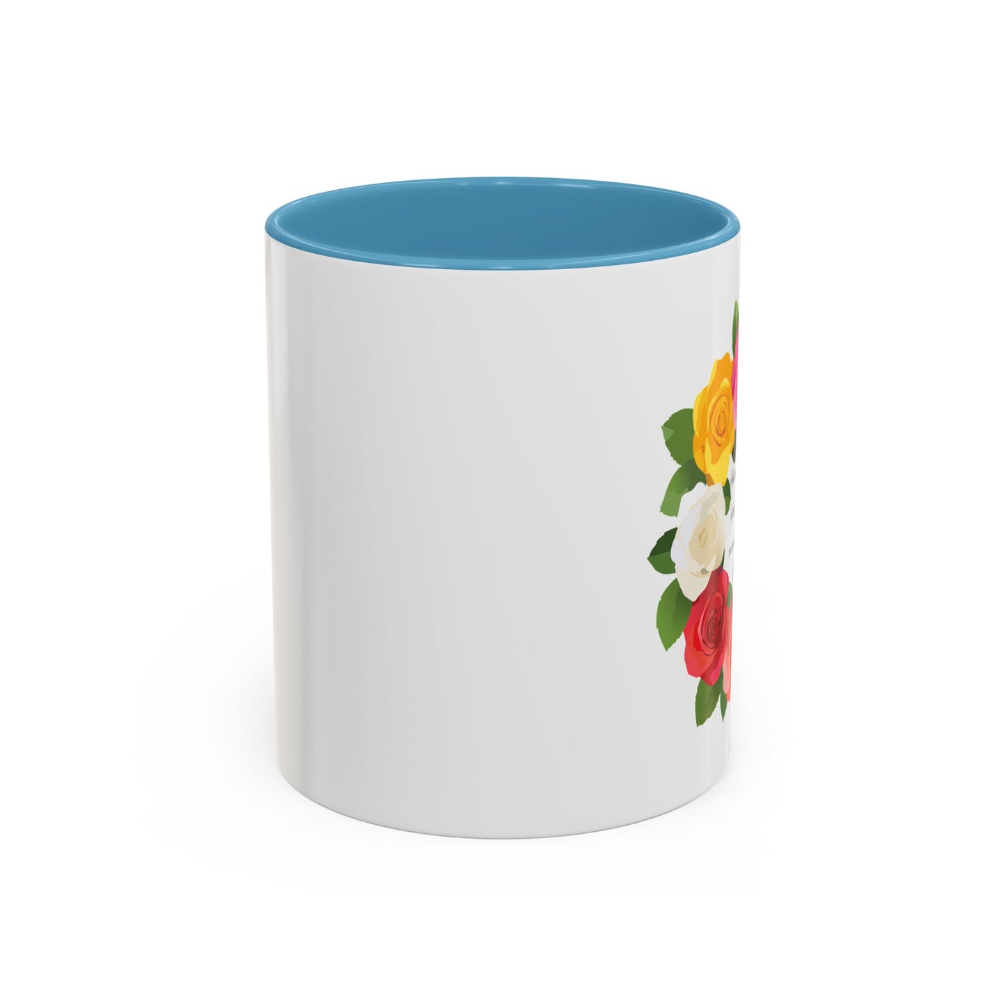 Inspirational Floral Coffee Mug for Mom- Proverbs 31:27